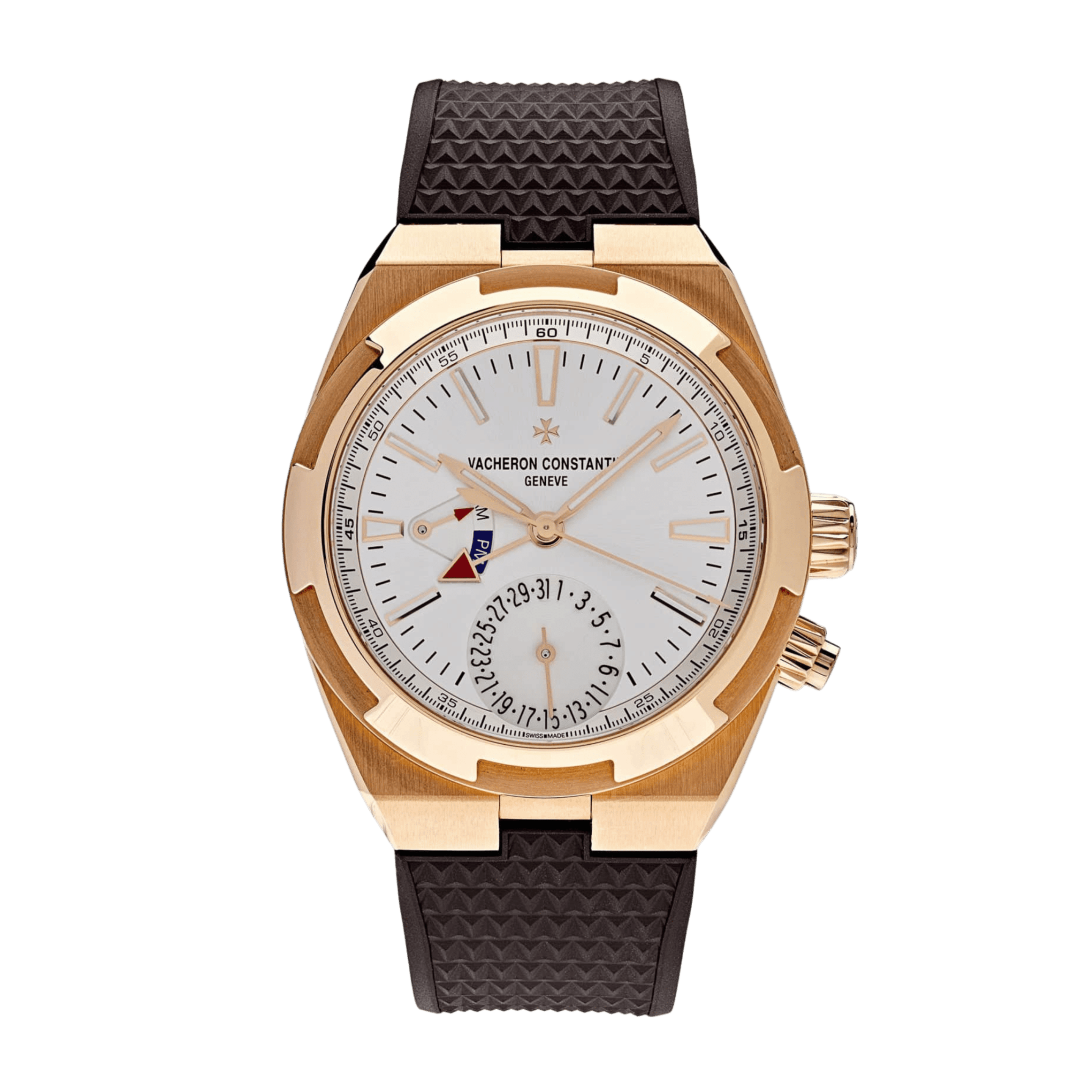 Overseas Dual Time Rose Gold Silver Dial 41mm Product Image