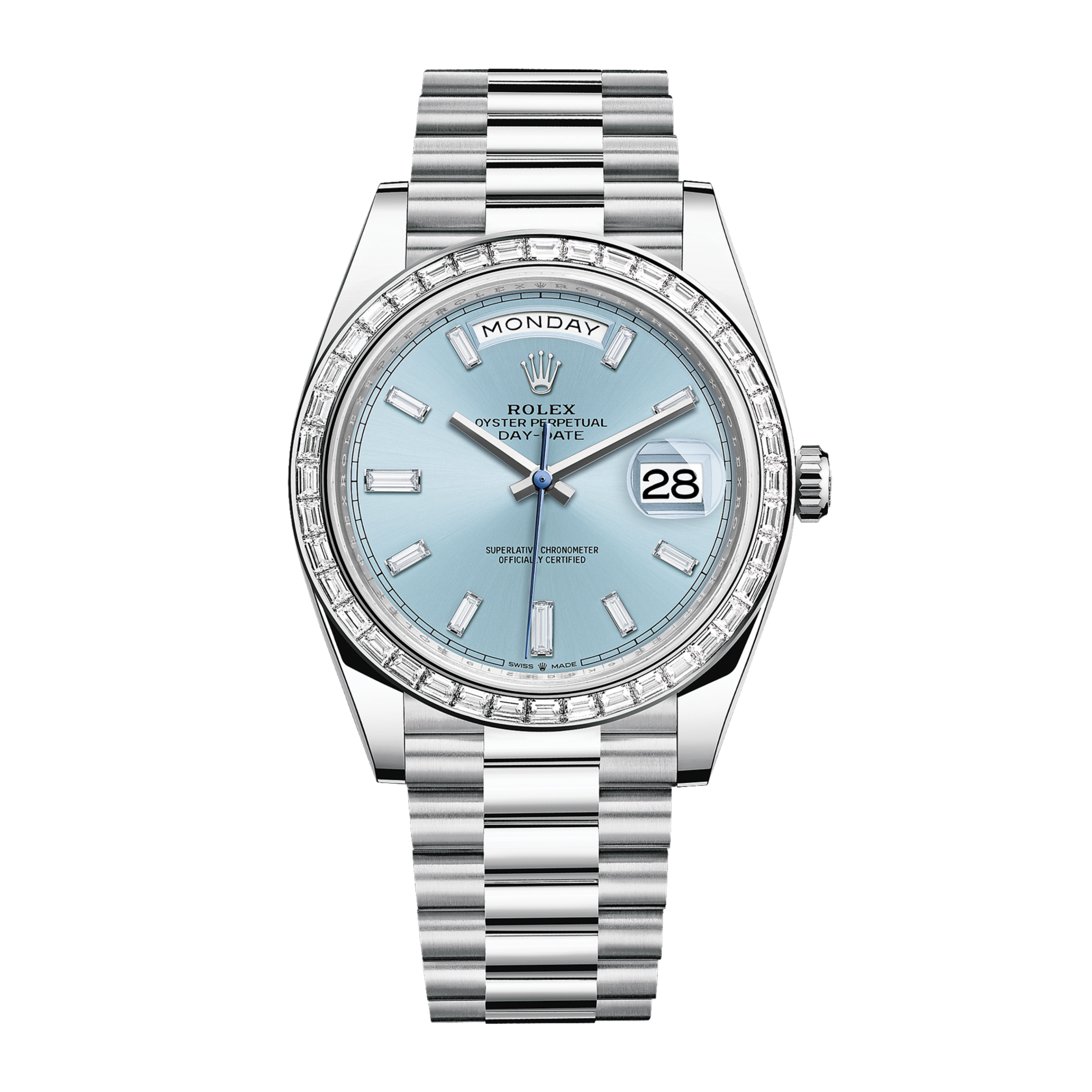Rolex Day-Date 40 Platinum Blue Dial 228396TBR-0002 - Make an