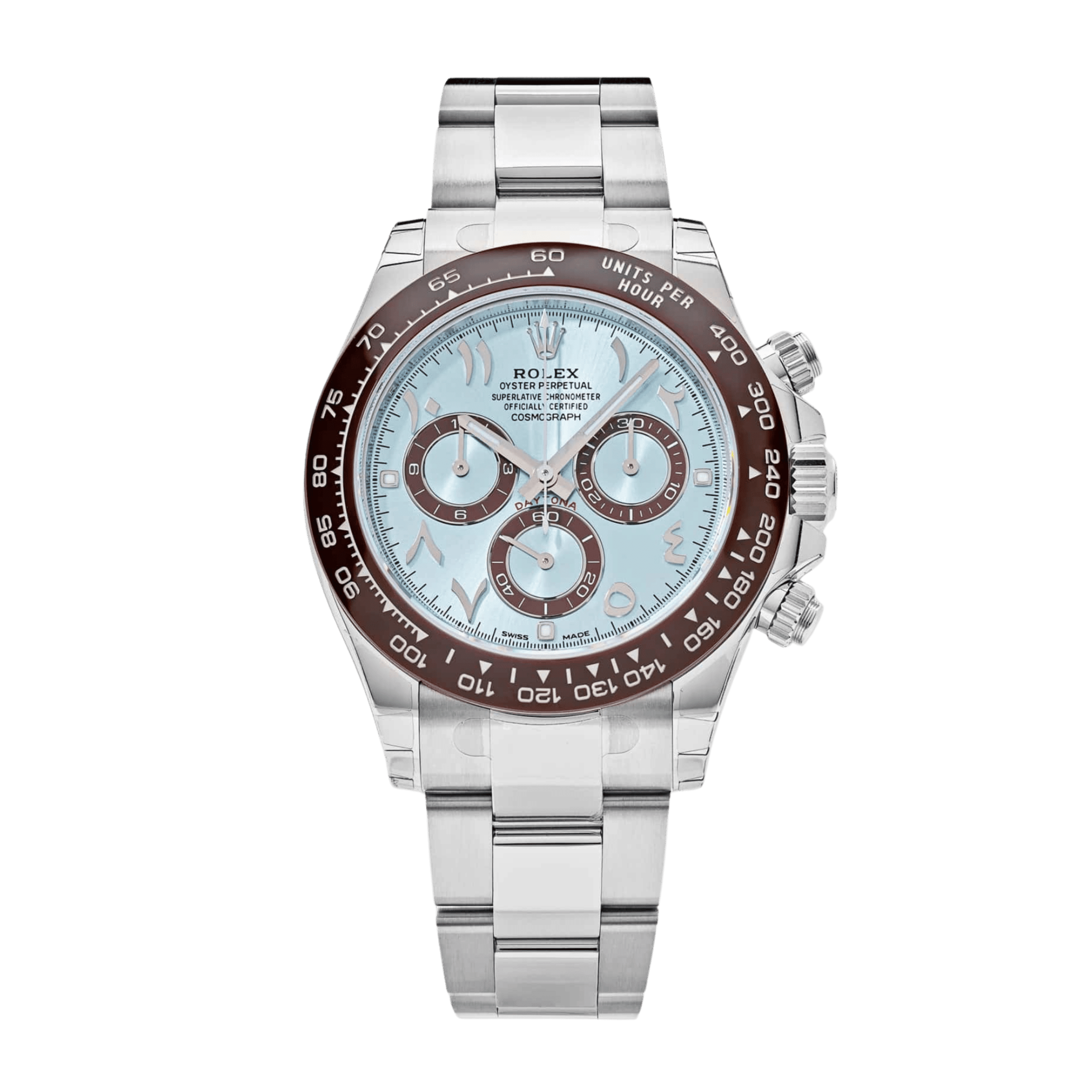 Rolex Daytona Platinum Ice Blue Dial 40mm 116506 Arabic - Make an