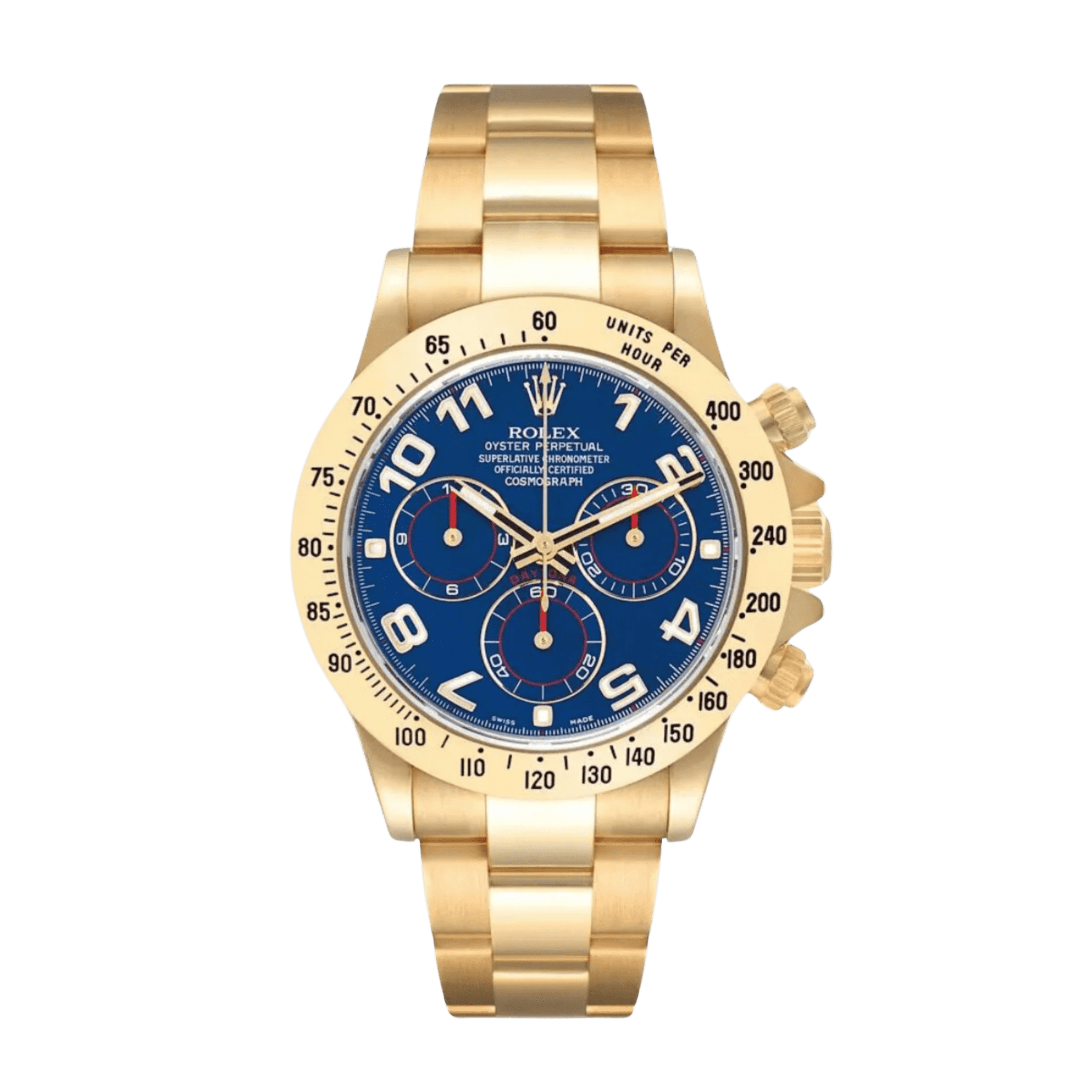 Daytona Yellow Gold Blue Dial 40mm Product Image