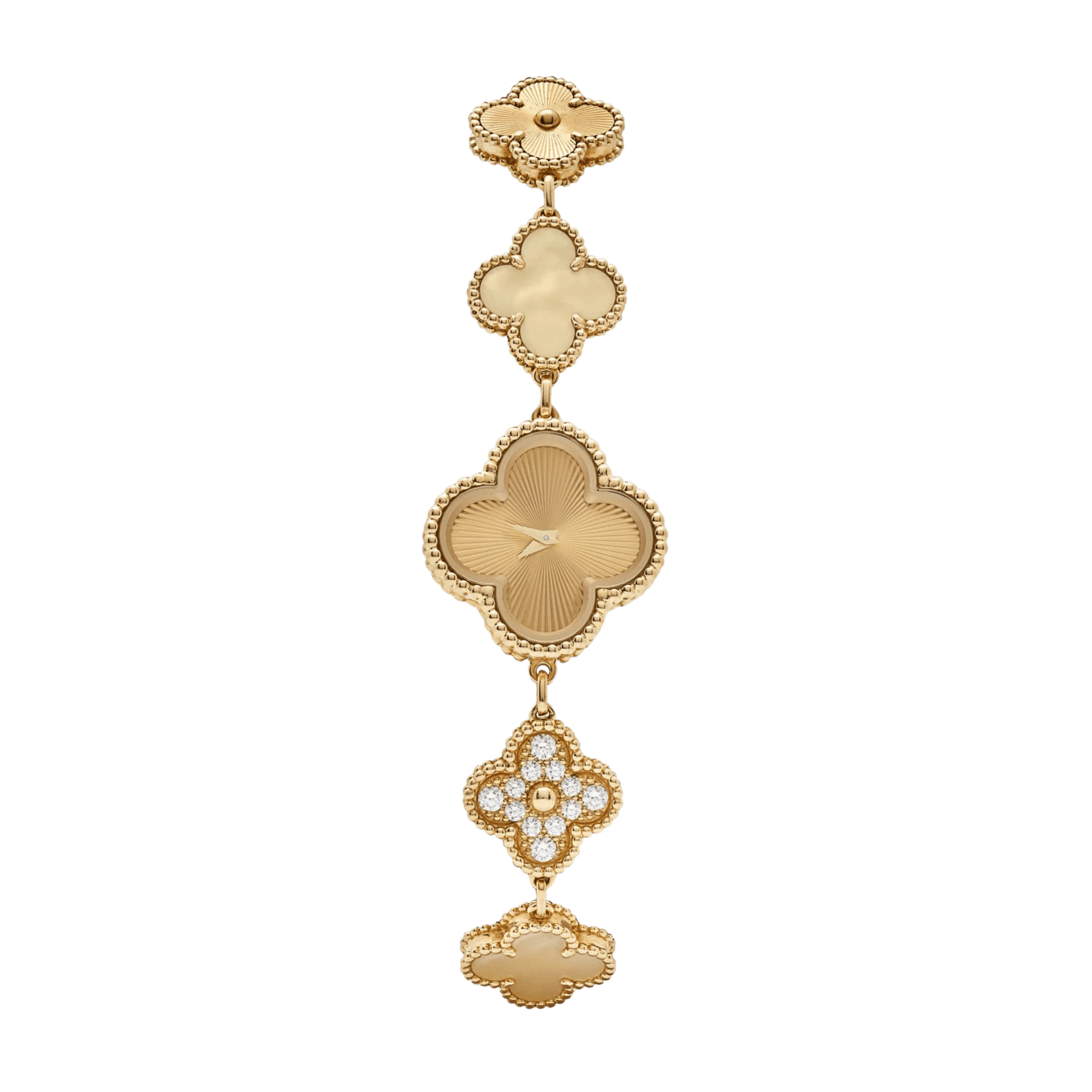 Alhambra Yellow Gold Champagne Dial 23mm Product Image