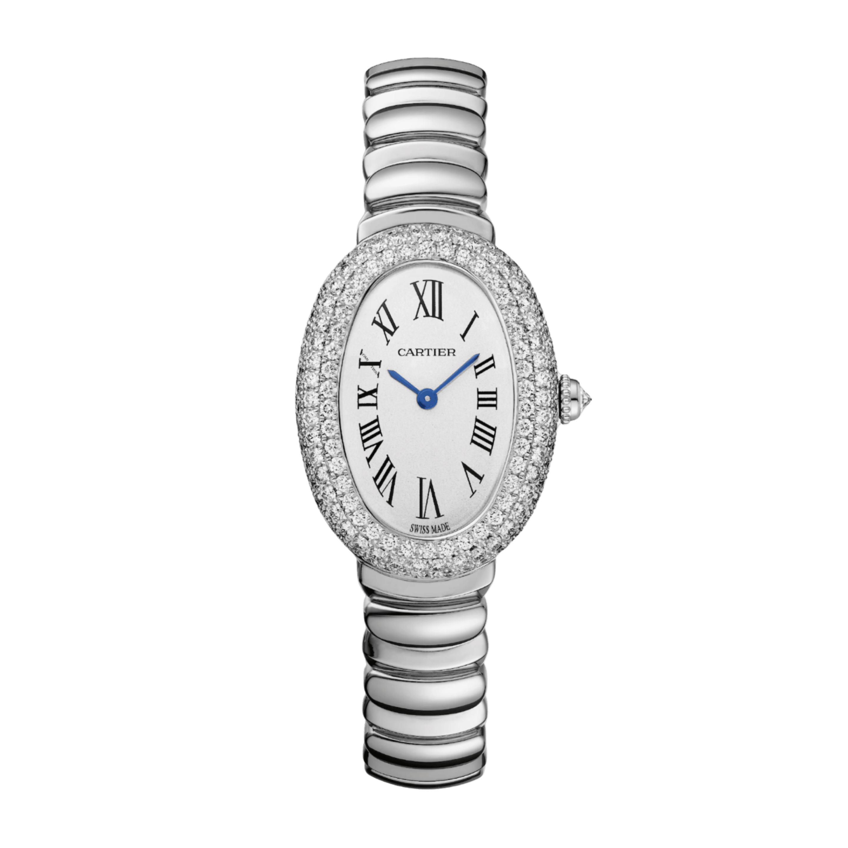 Baignoire de Cartier White Gold Diamond Silver Dial 31mm Product Image