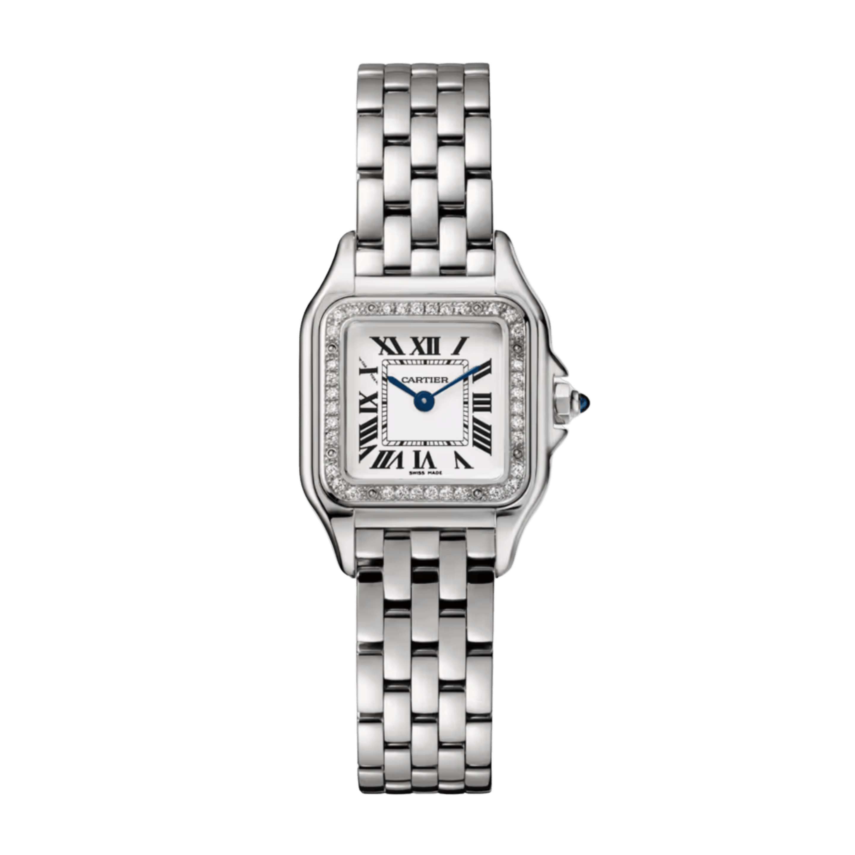 Panthère de Cartier Steel Diamond Silver Dial 30mm Product Image