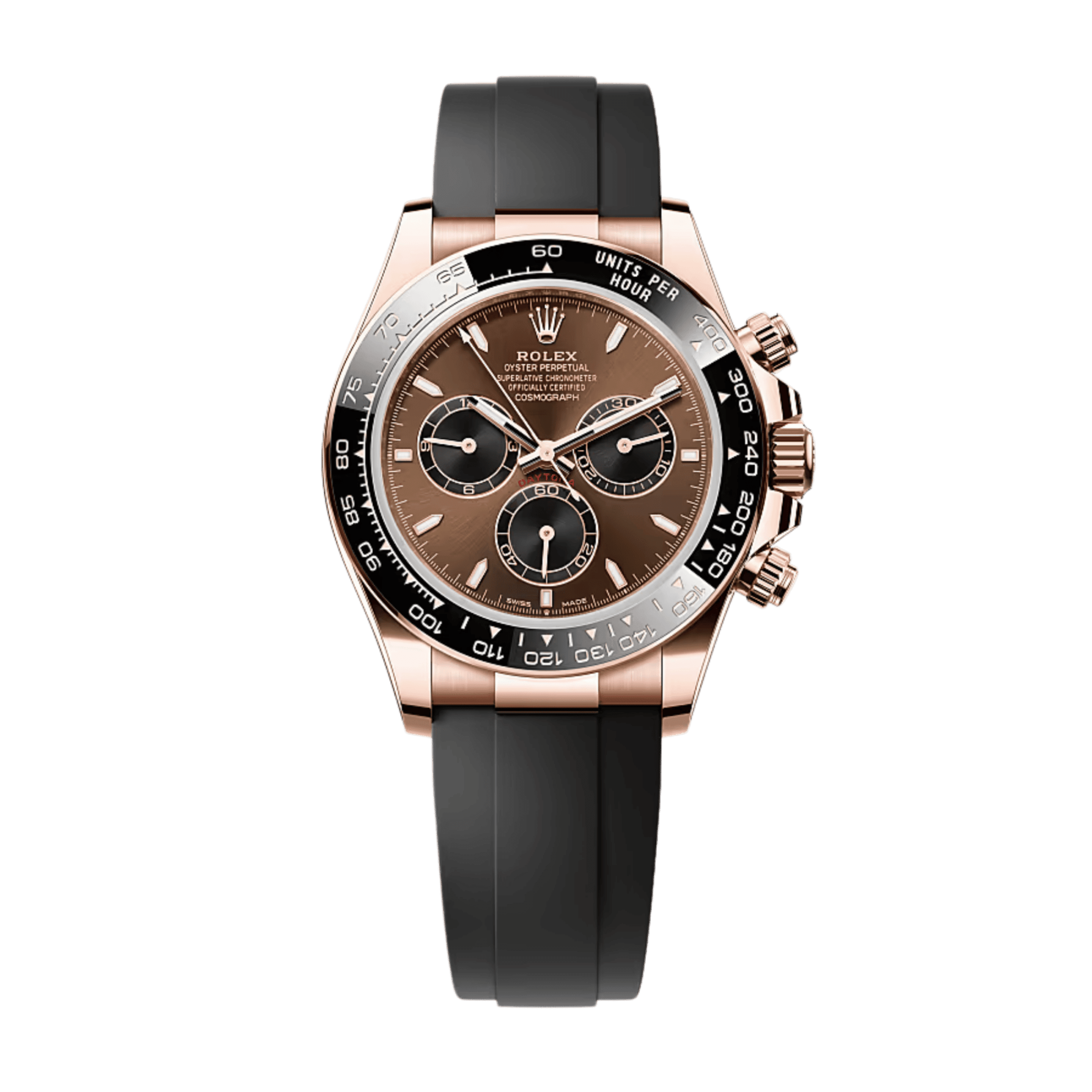 Daytona Rose Gold Oysterflex Brown Dial 40mm Product Image