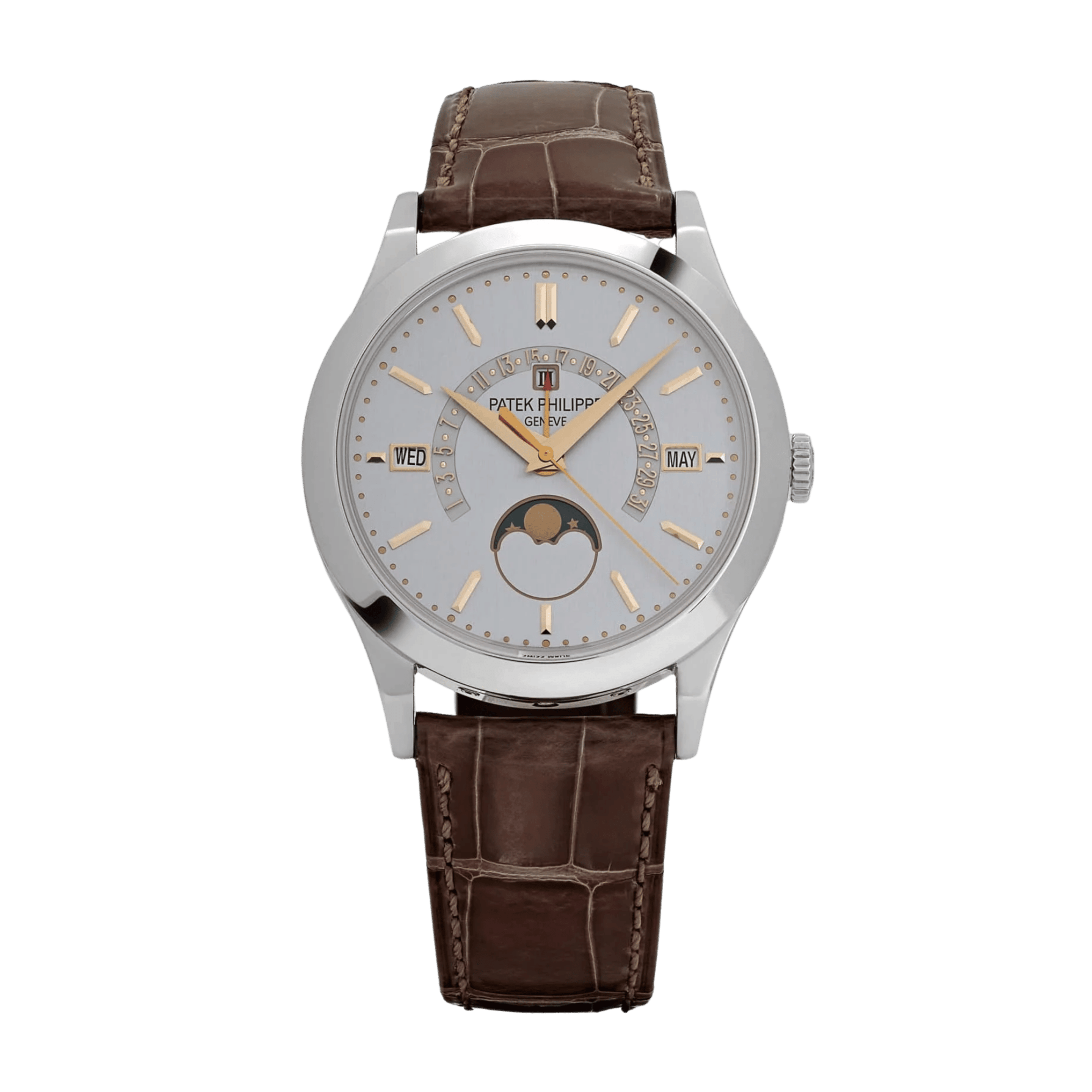 Perpetual Calendar Platinum Silver Dial 39mm Product Image