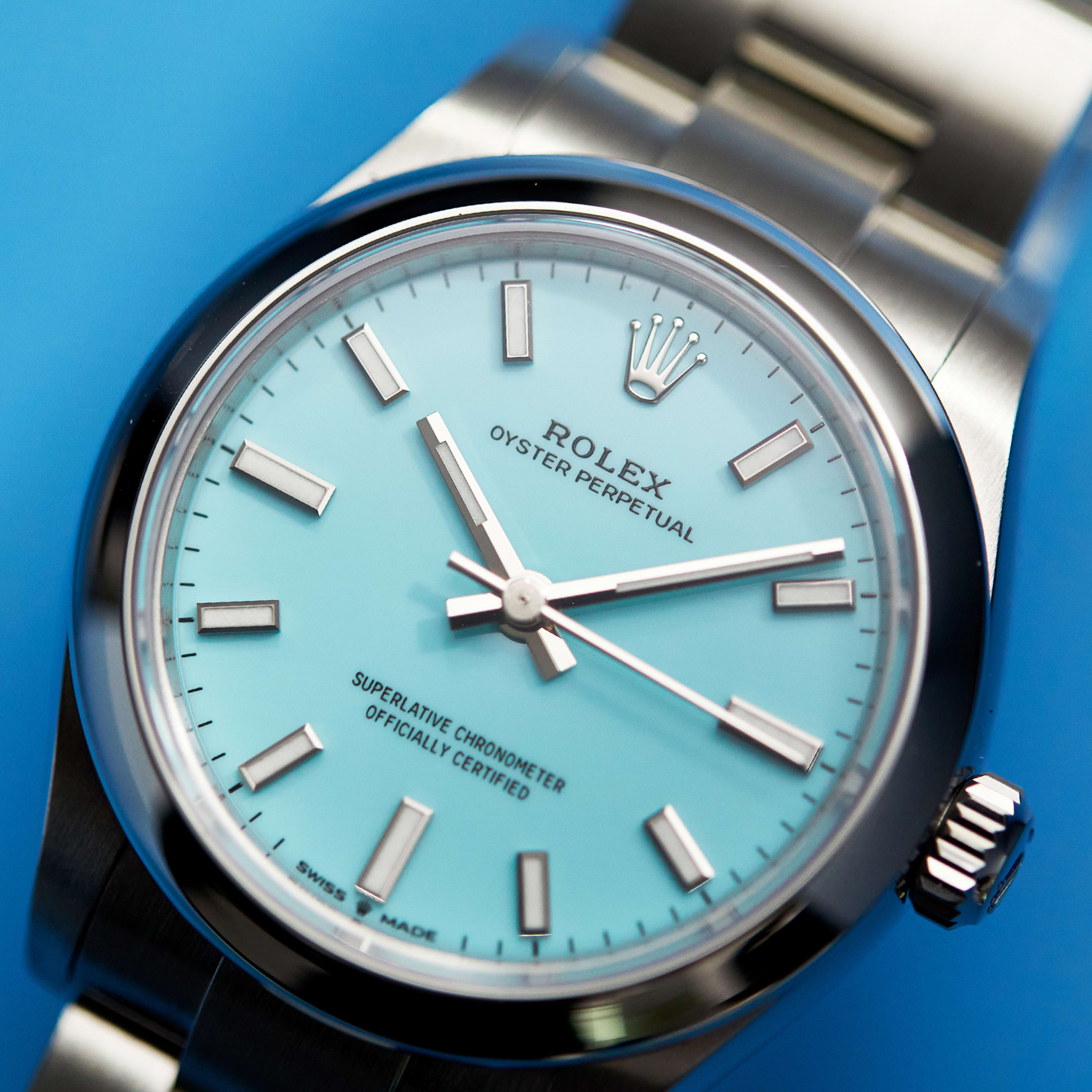 Rolex Oyster Perpetual Steel Turquoise Dial 31mm 277200-0007