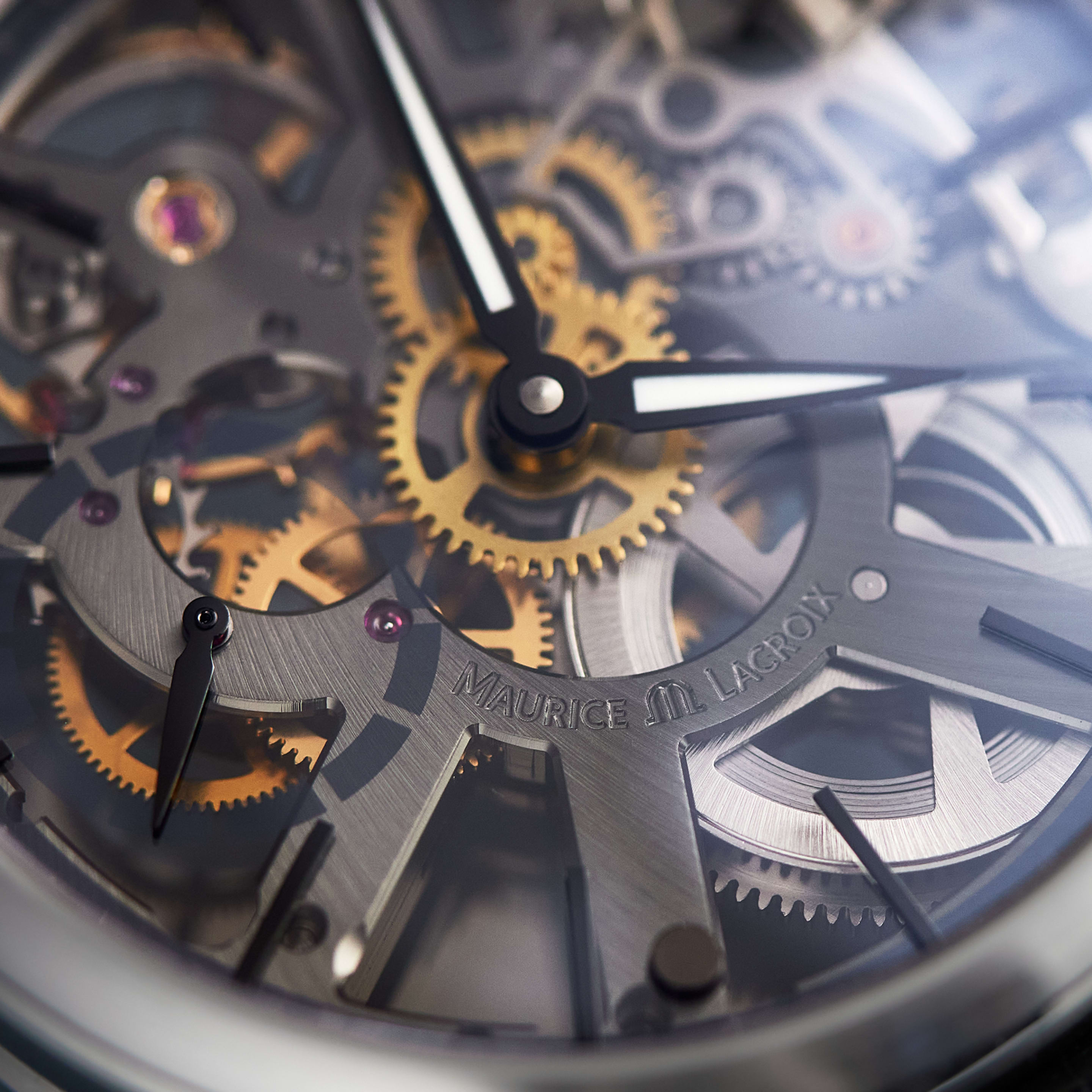 Maurice Lacroix Masterpiece Squelette Steel Skeleton Dial 43mm
