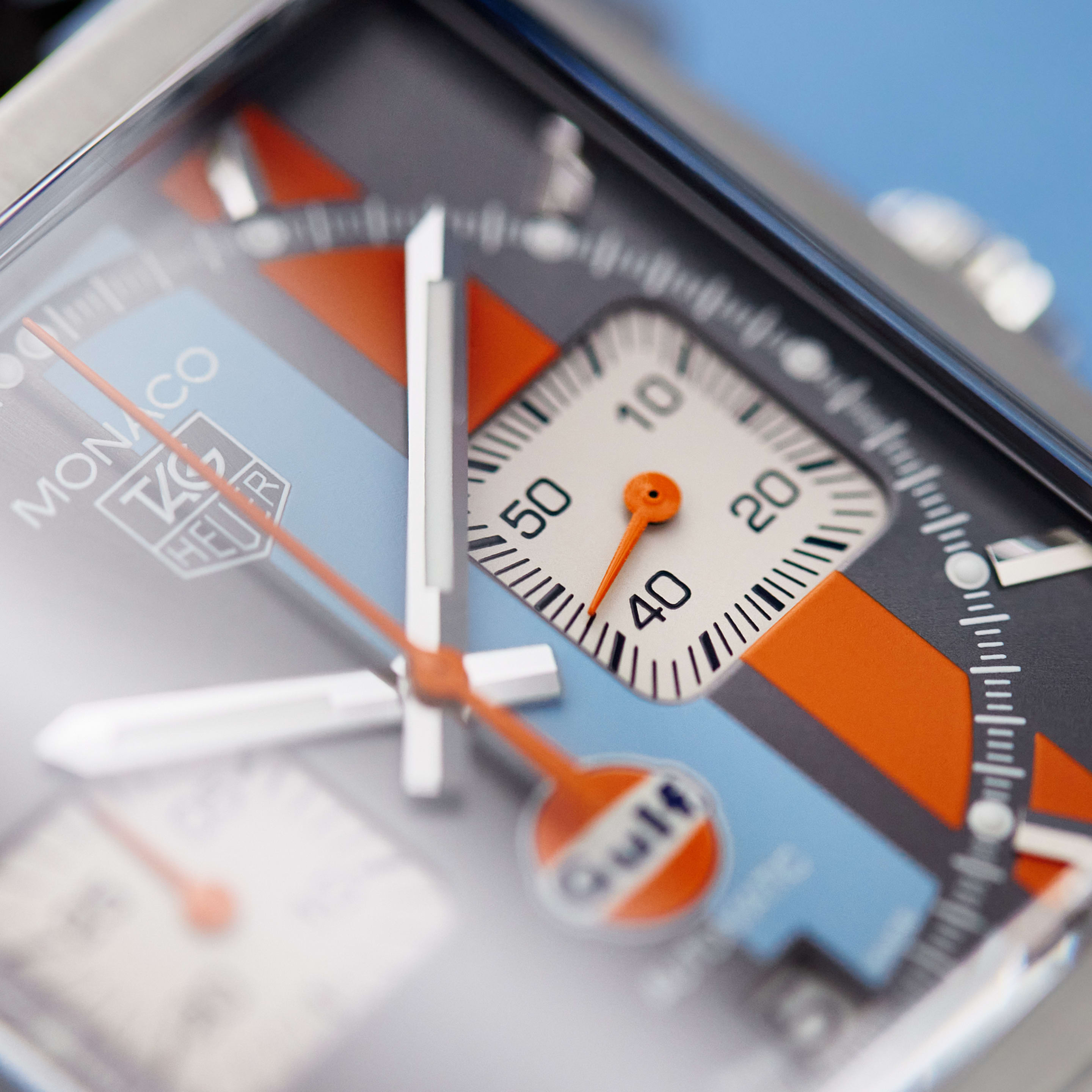 Monaco Gulf Steel Black Dial 39mm Product Image