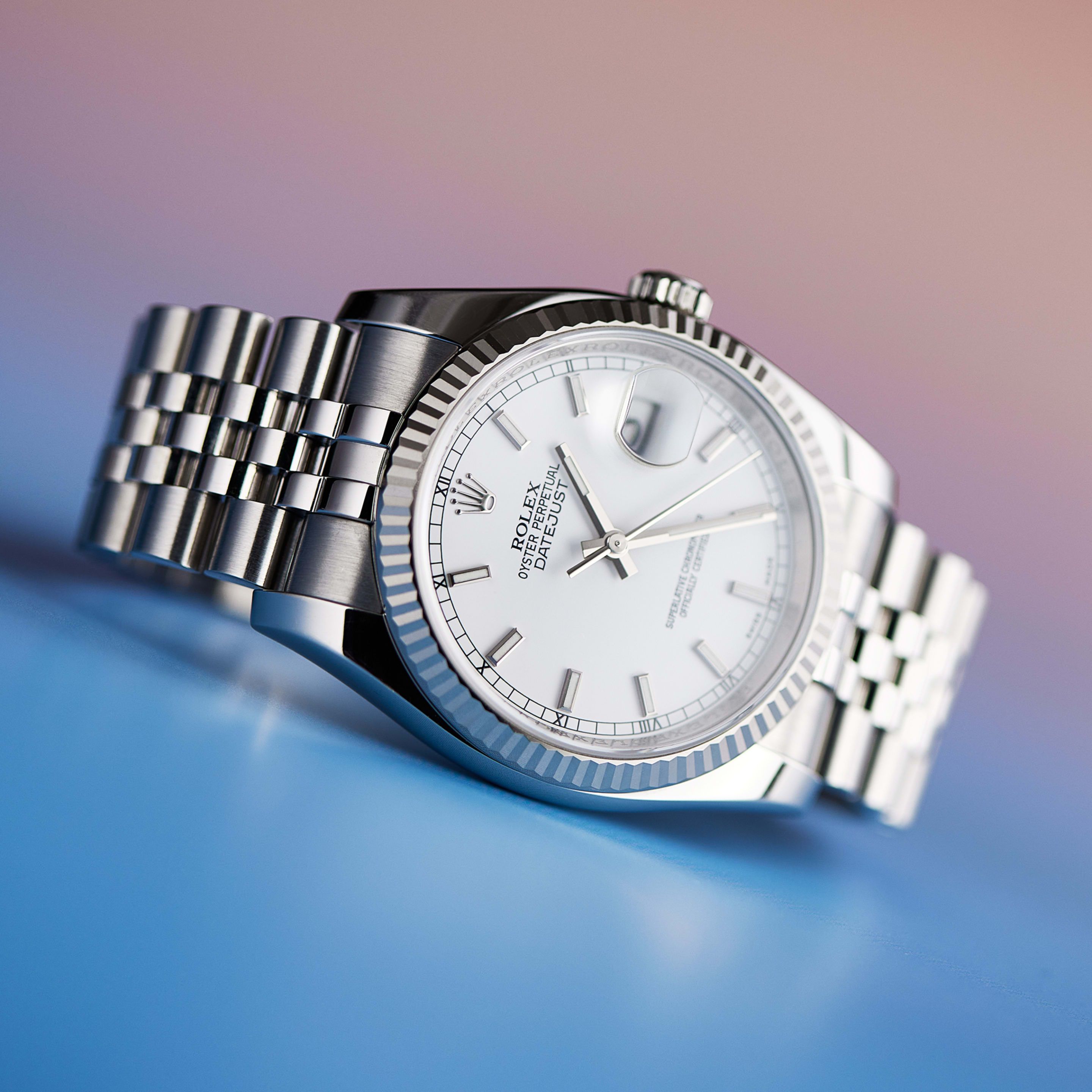 Rolex Datejust Steel Jubilee White Dial 36mm 116234-0088 - Make an
