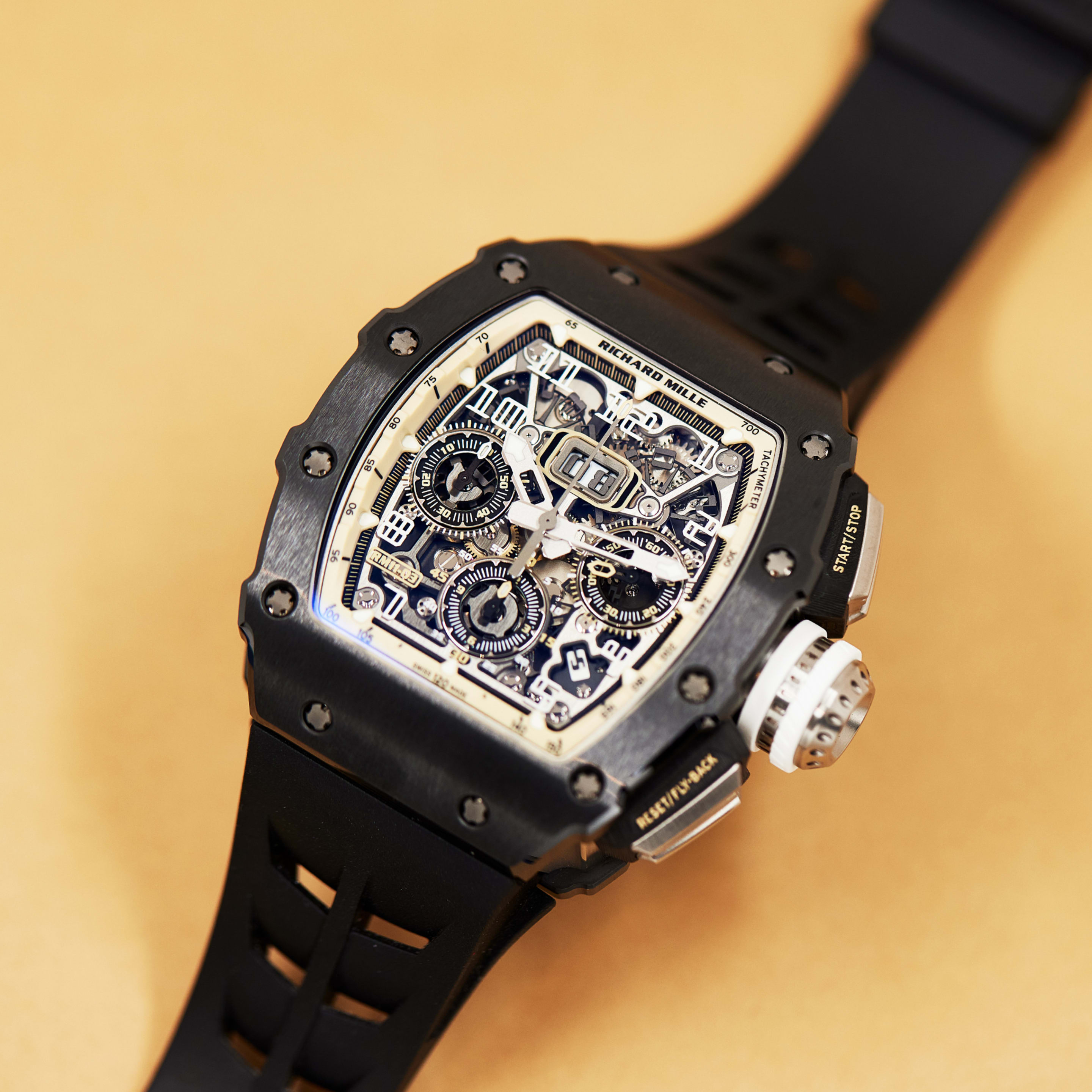 RICHARD MILLE ラバーベルト 11-03 Mサイズ Richard Mille RM11-03 Last Black RM11-03 Last Black - Make an