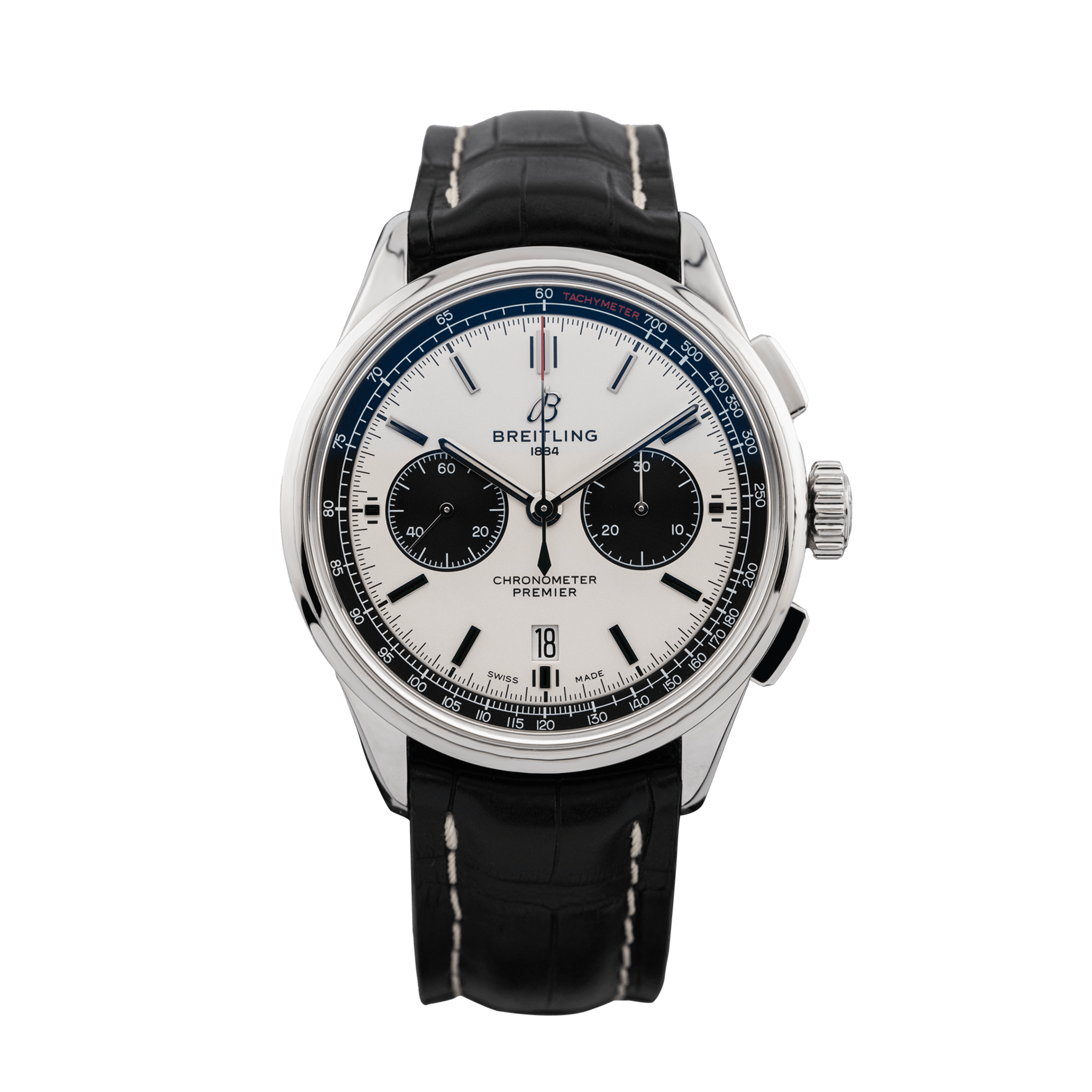 Premier B01 Chronograph Steel White Dial 42mm Product Image