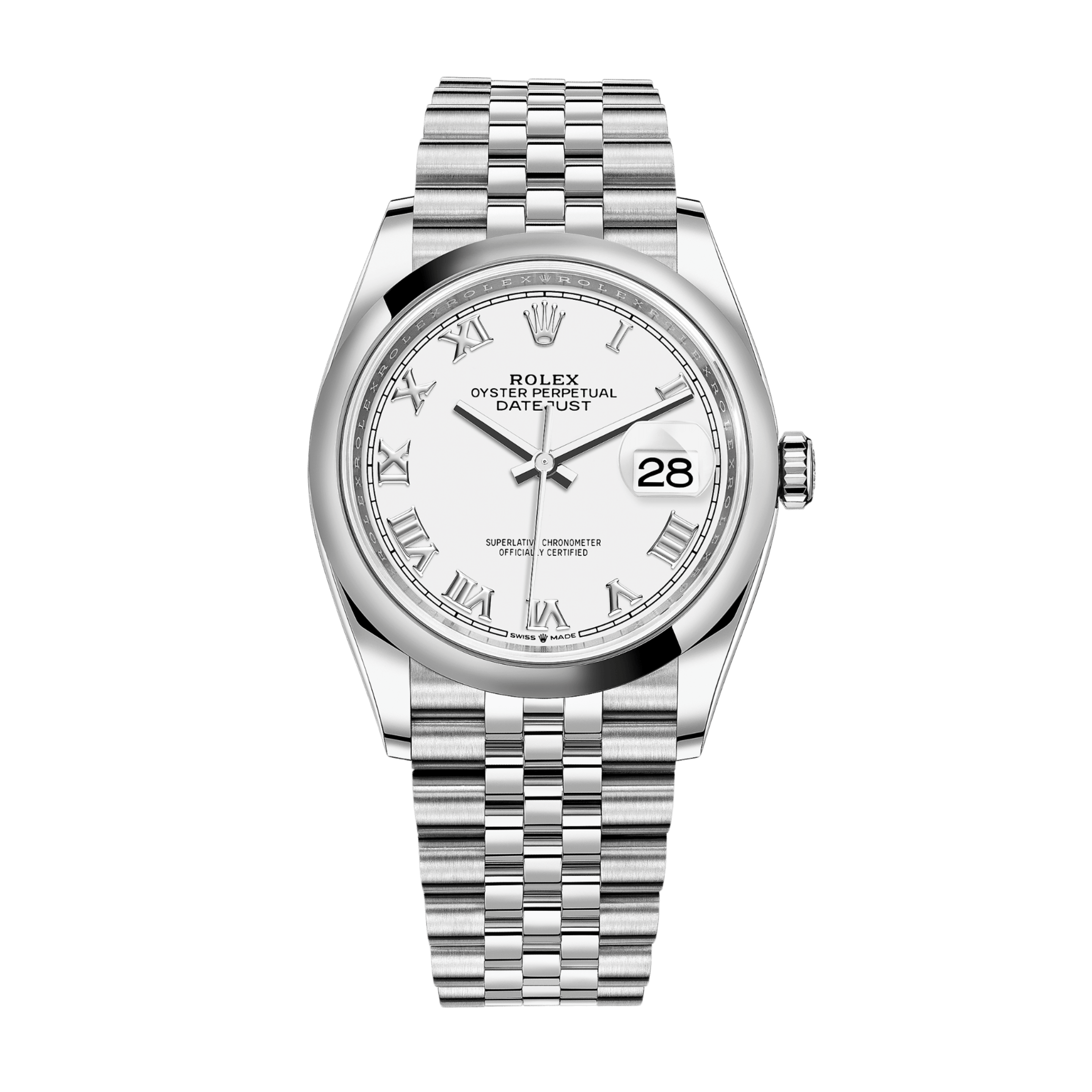 Rolex Datejust Steel Jubilee White Dial 36mm 126200-0007 - Make an