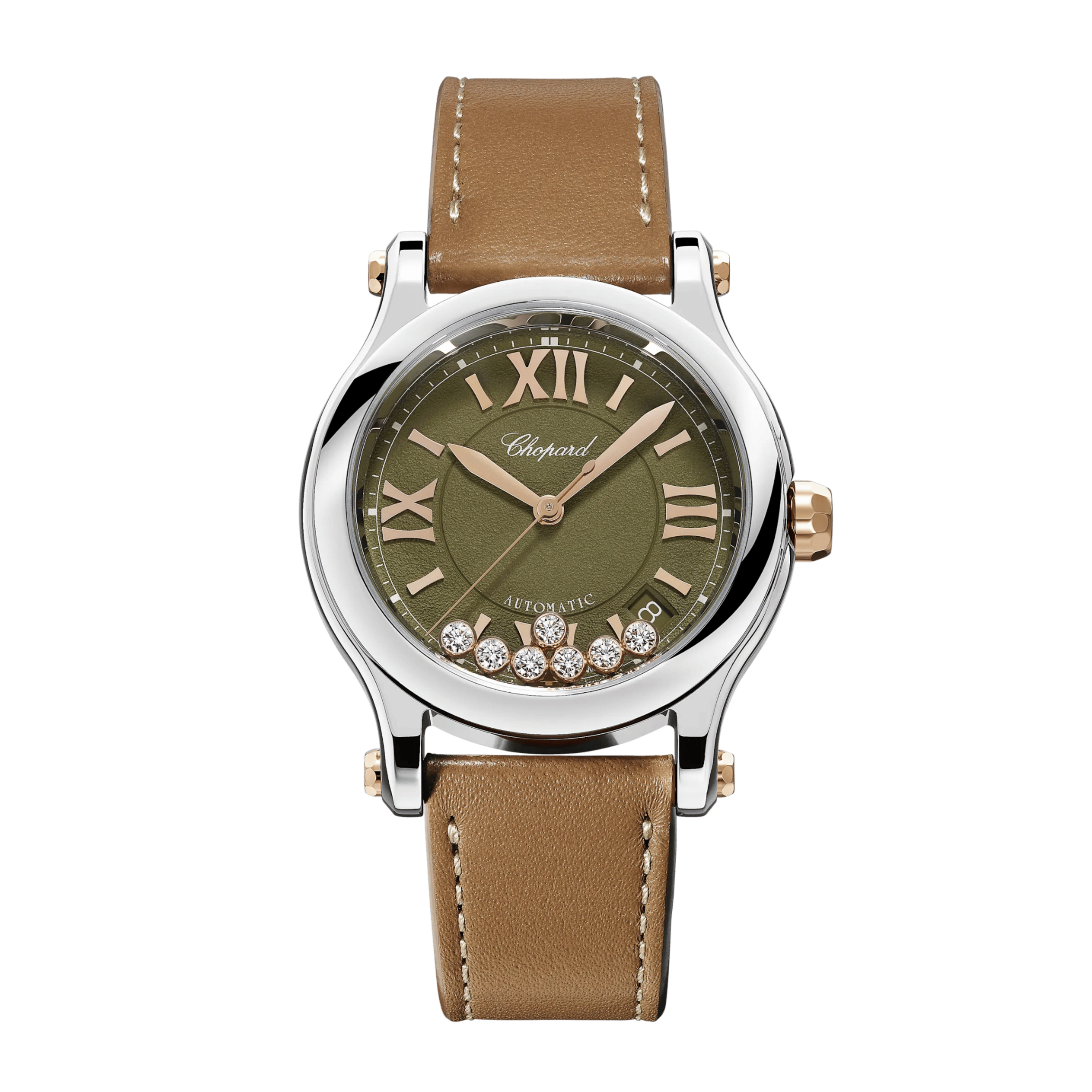 Chopard Happy Sport Steel Green Dial 36mm 278559-6028 - Make an