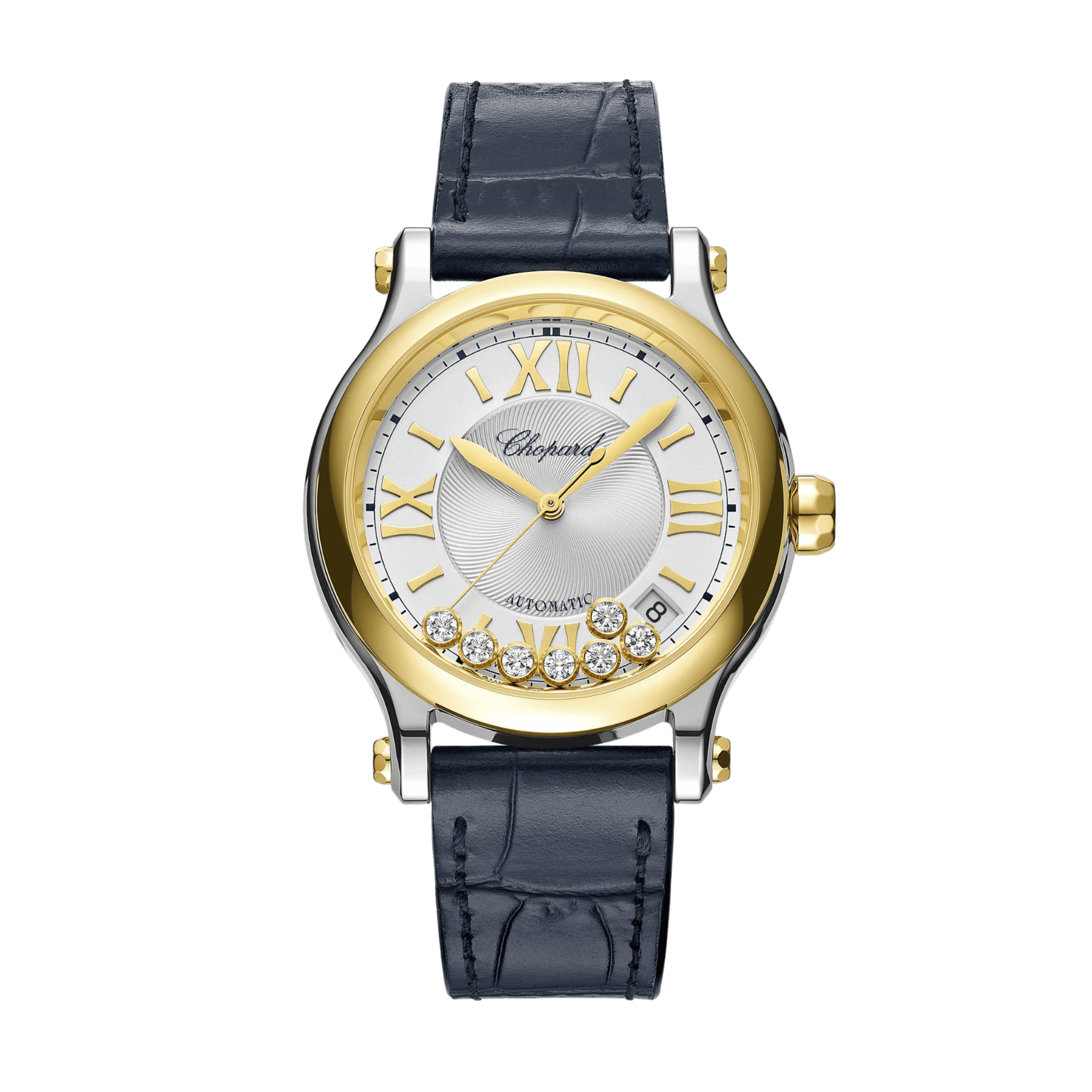 Happy Sport Yellow Gold & Steel Silver Dial 36mm Product Image