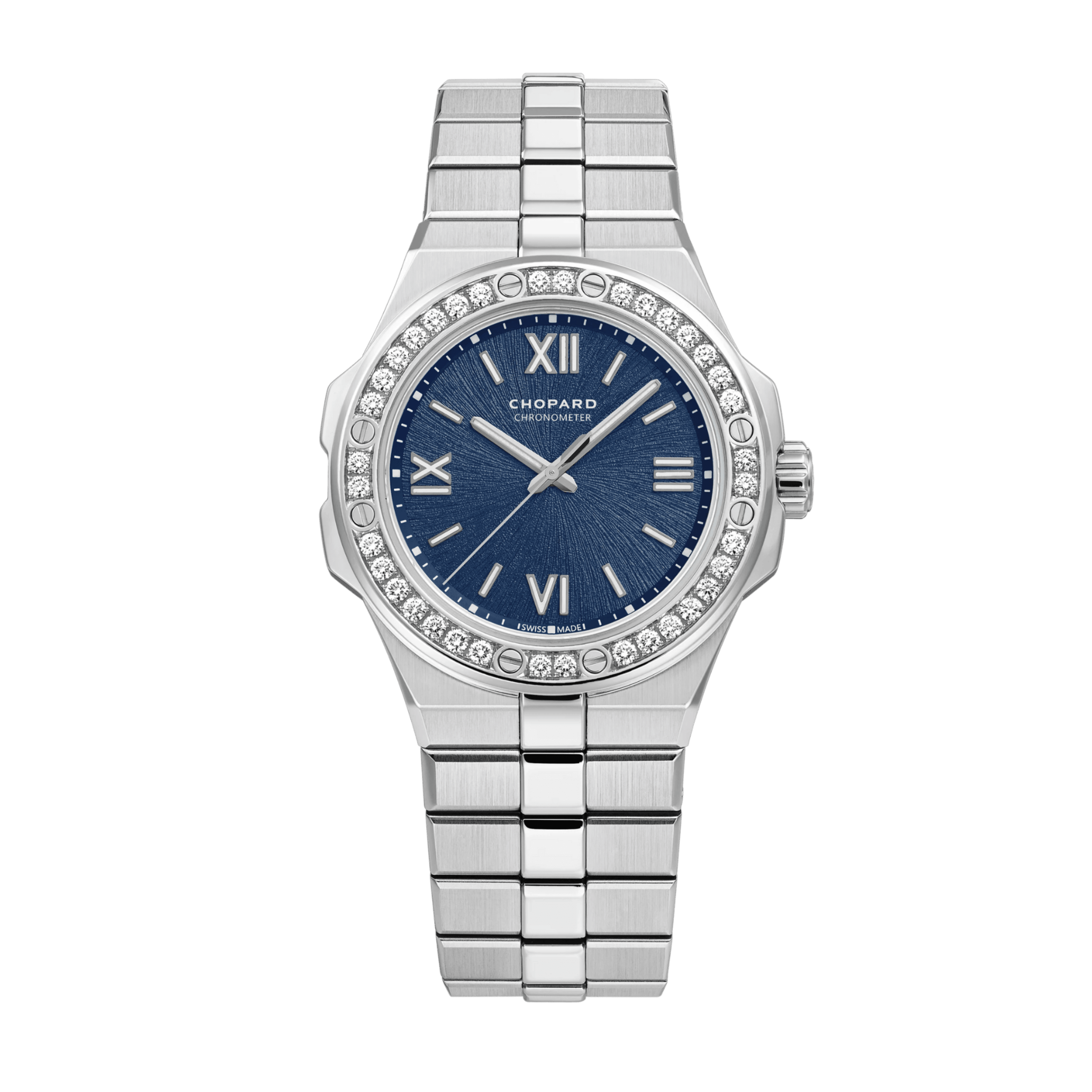 Alpine Eagle Steel Diamond Blue Dial 36mm Product Image