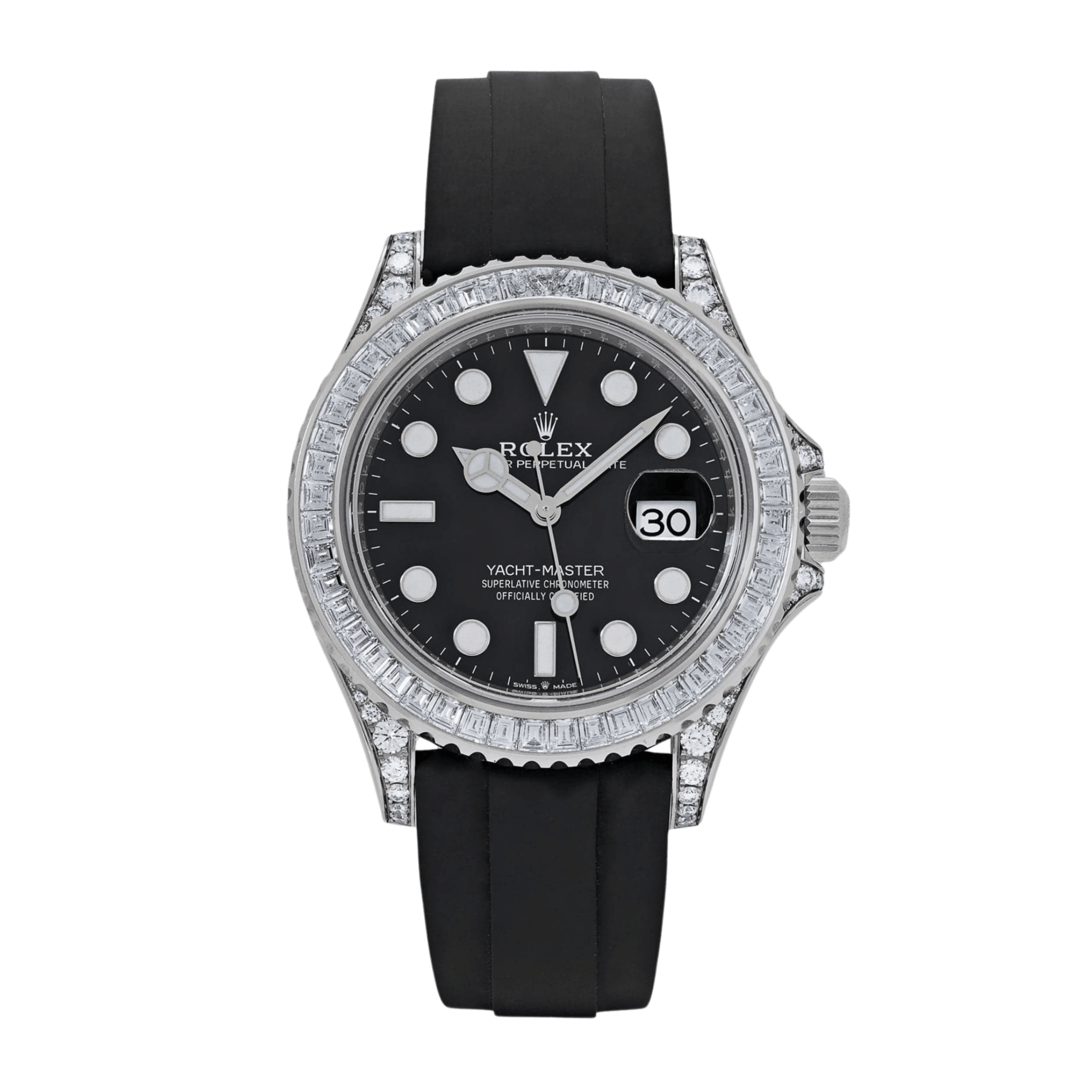 Yacht-Master White Gold Diamond Black Dial 40mm Product Image
