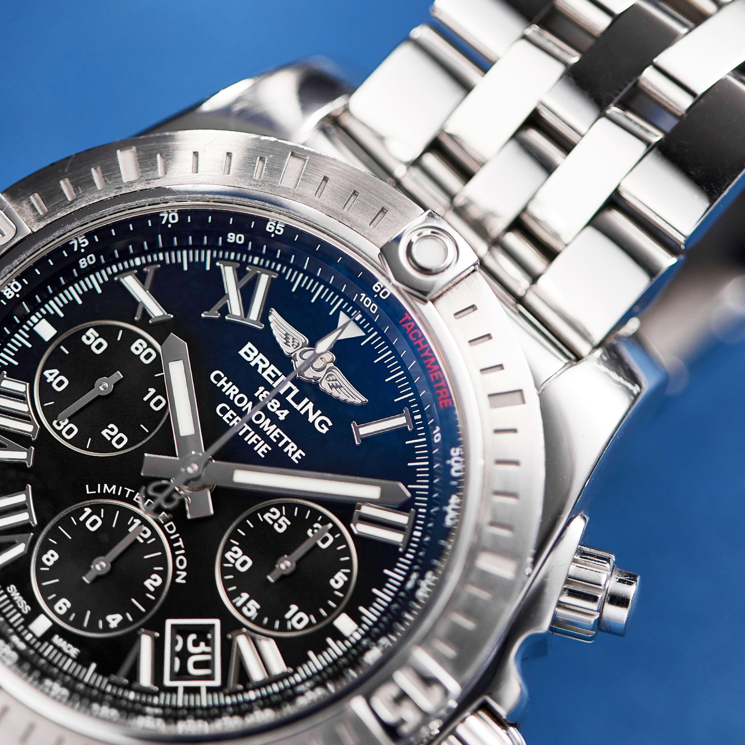 Chronomat Steel Black Dial 44mm Product Image