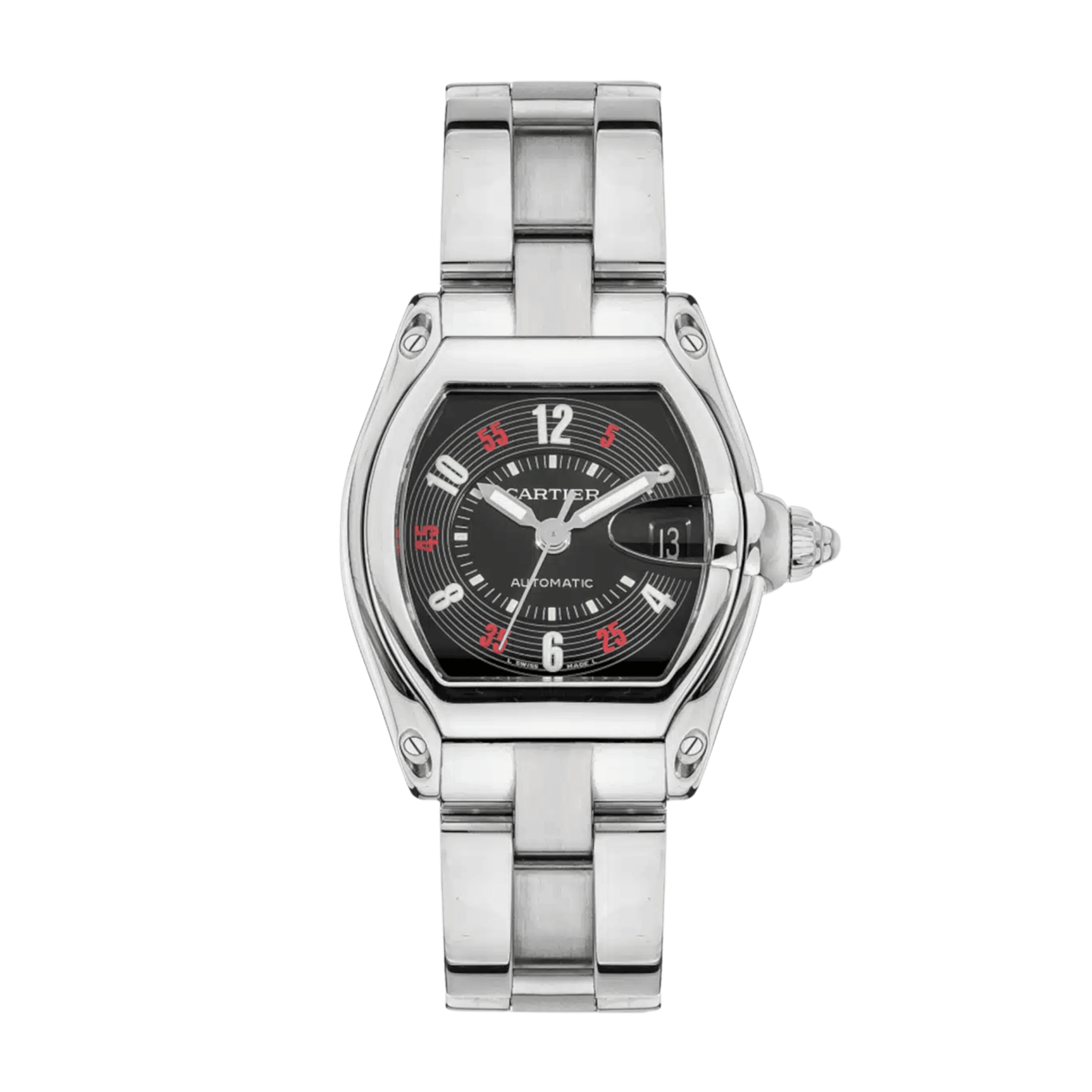 Roadster Steel Black Dial 38mm Product Image