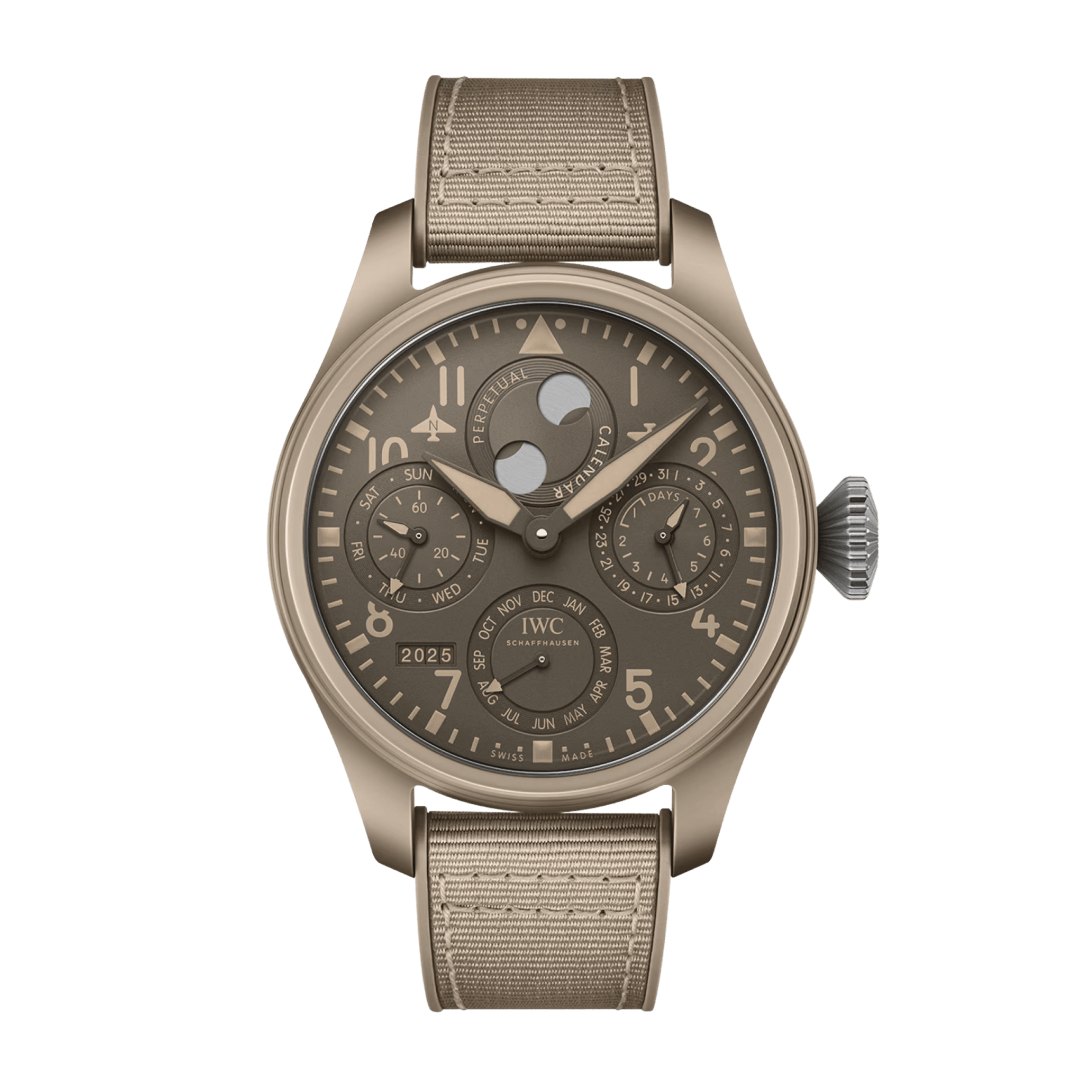 Big Pilot's Watch Perpetual Calendar Top Gun "Mojave Desert" Ceramic Brown Dial 46mm Product Image