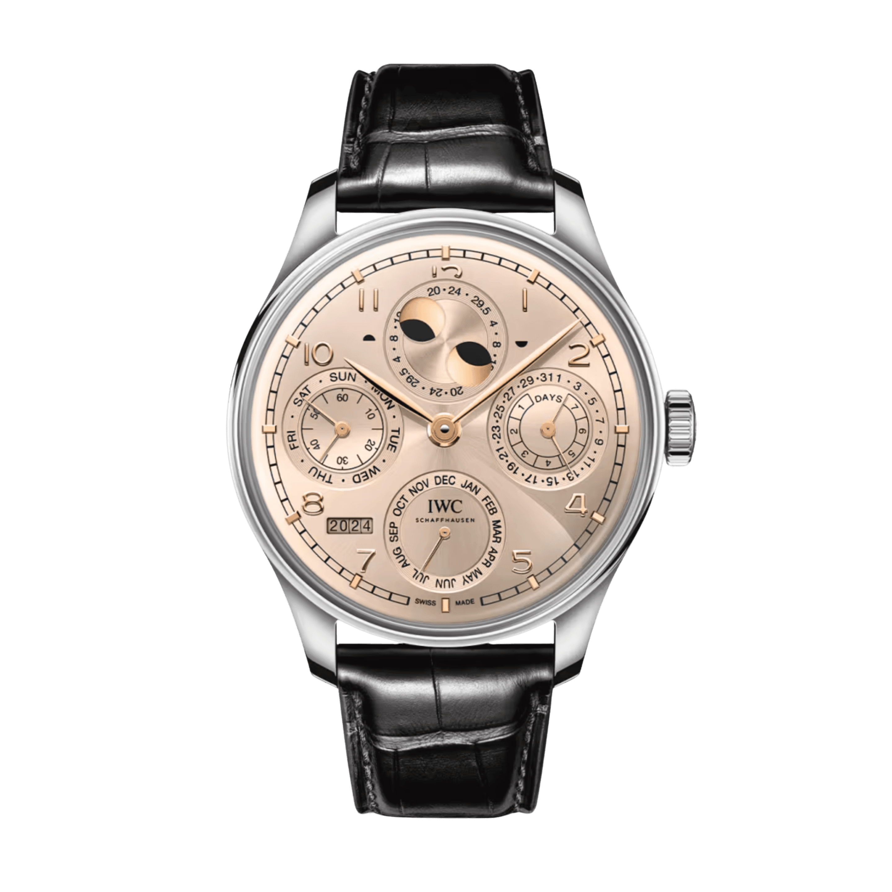 Portugieser Perpetual Calendar White Gold Beige Dial 44mm Product Image