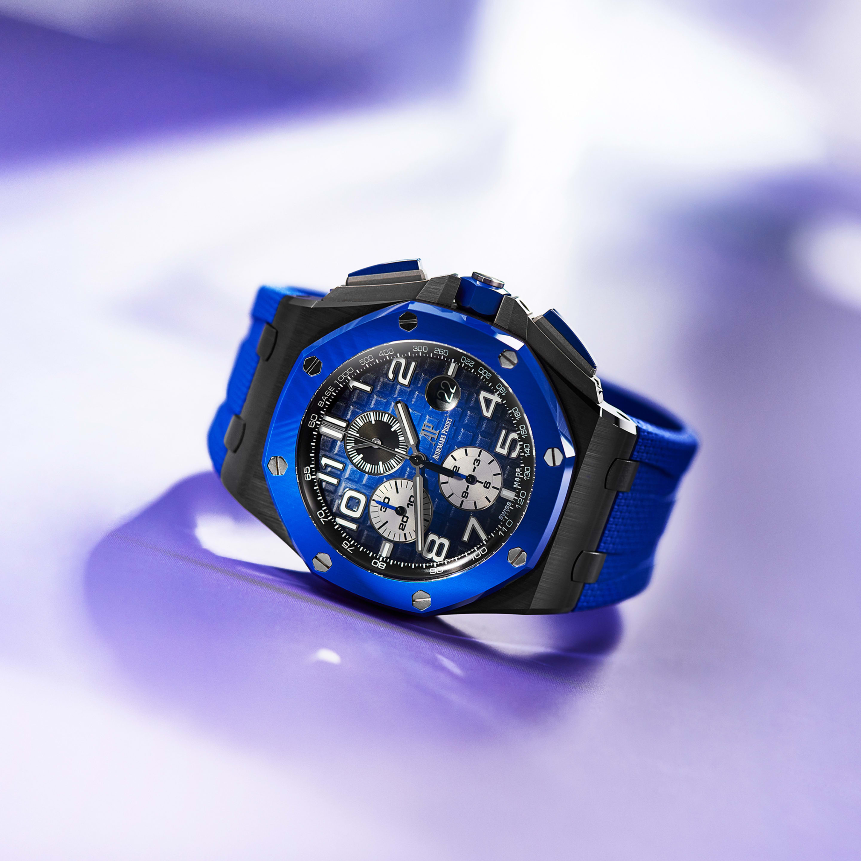 Audemars Piguet Royal Oak Offshore Ceramic Blue Dial 44mm 26405CE
