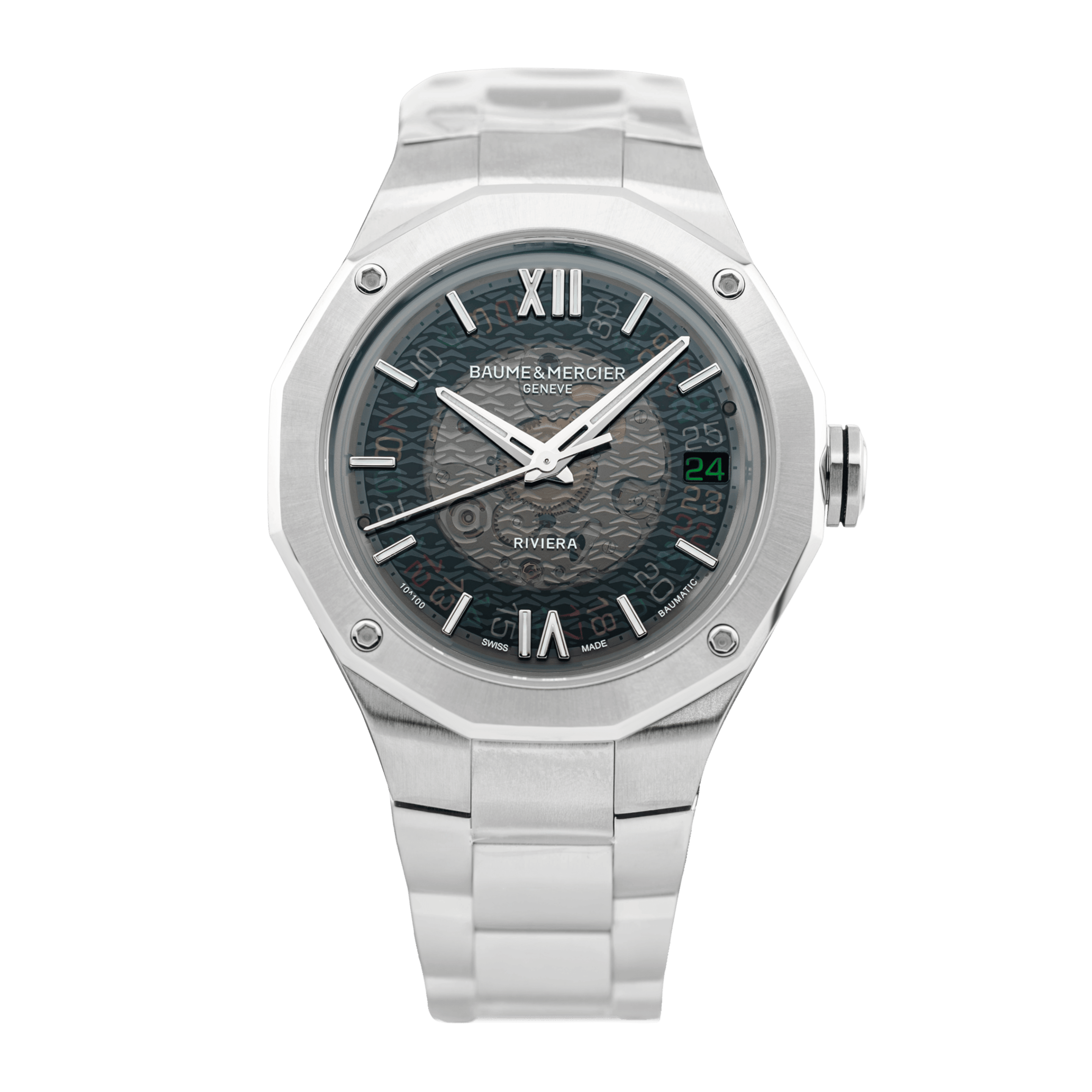 Riviera "Google Edition" Steel Black Transparent Dial 39mm Product Image