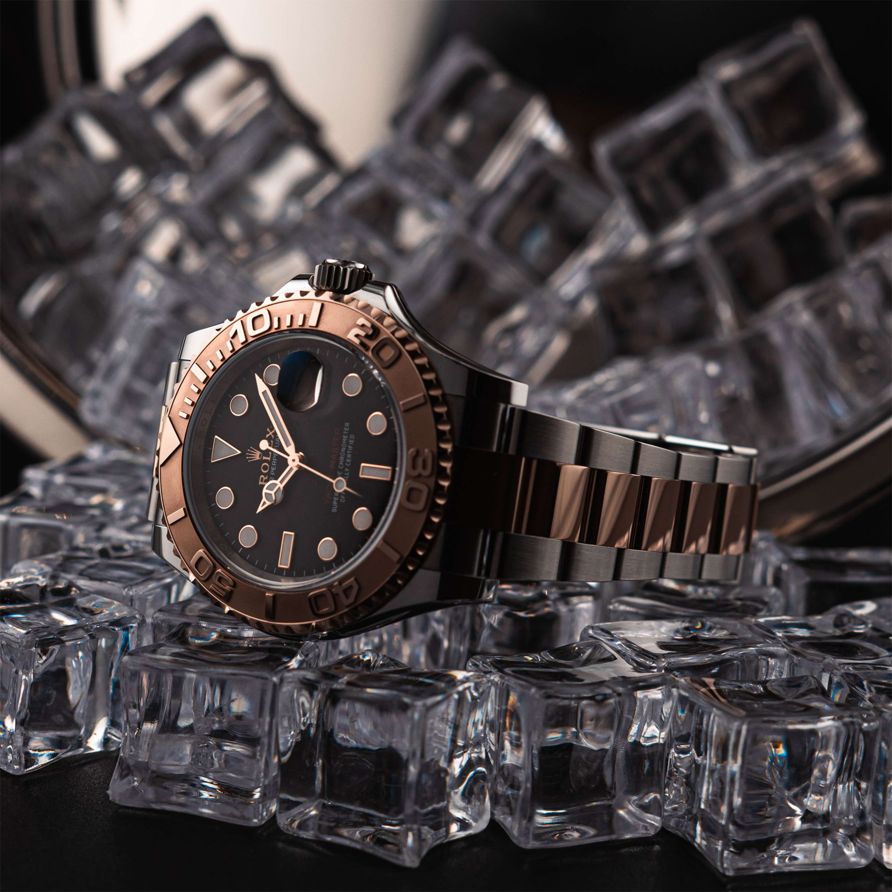 Yacht-Master Rose Gold & Steel Black Dial 40mm Product Image