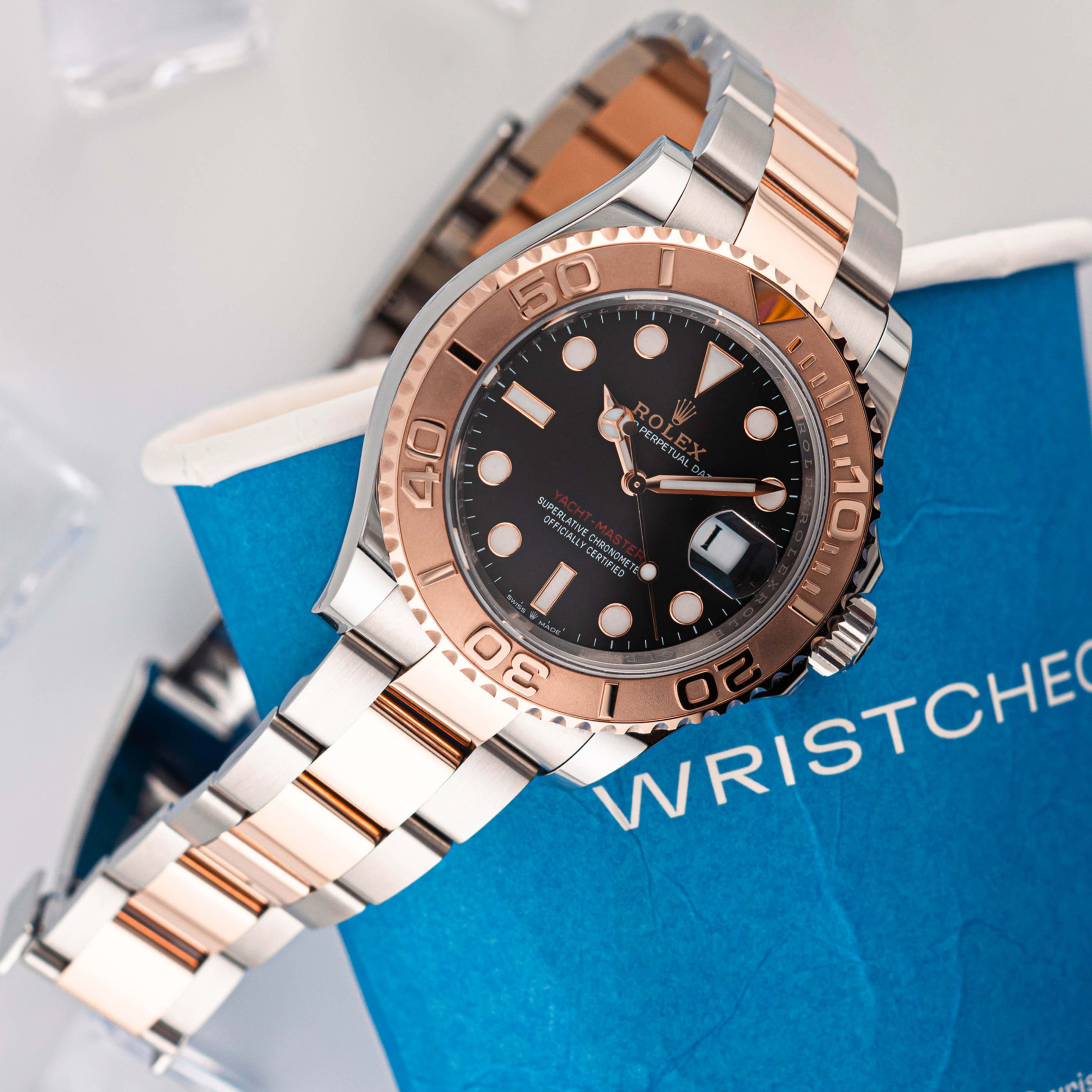 Yacht-Master Rose Gold & Steel Black Dial 40mm Product Image