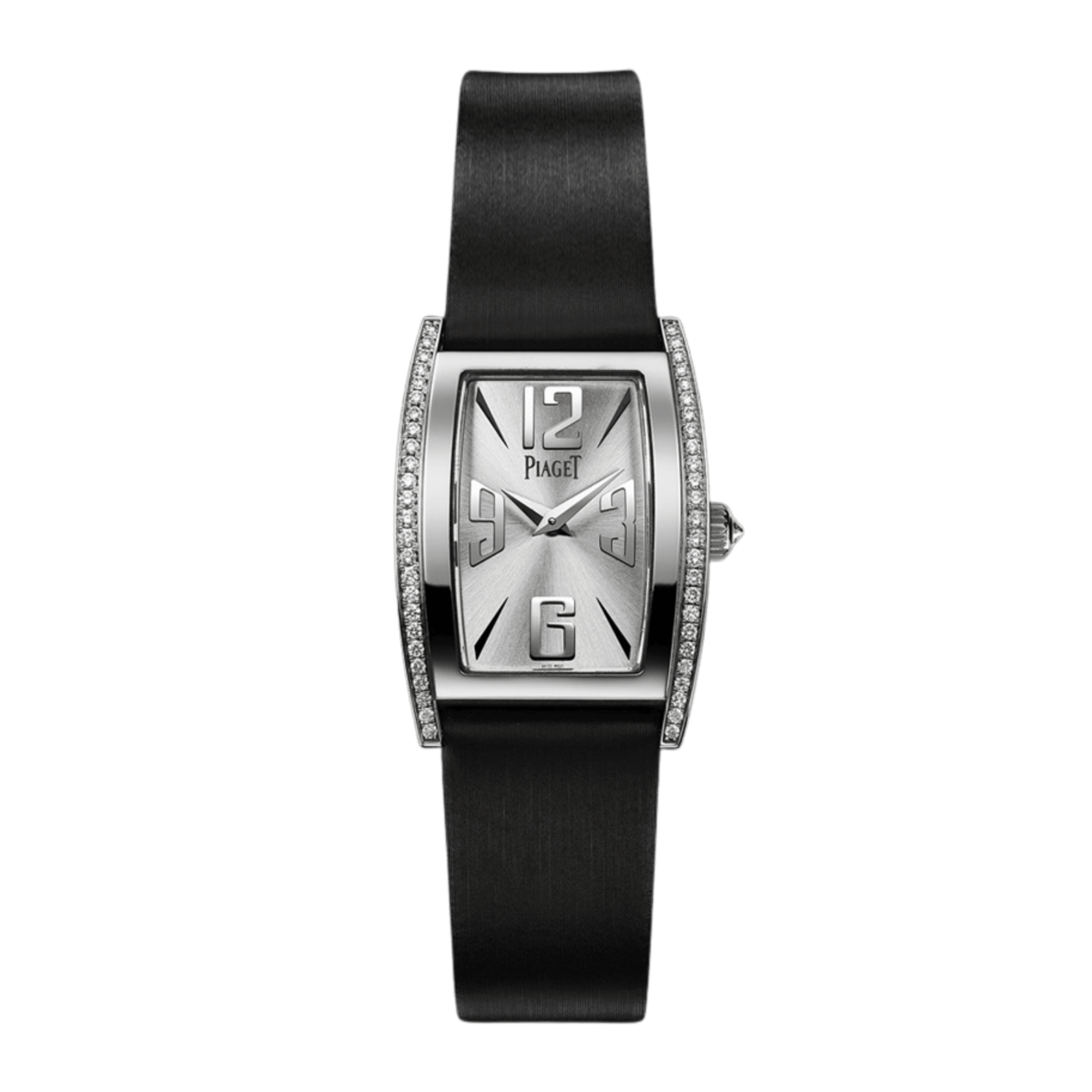 Limelight Tonneau White Gold Diamond Silver Dial 22mm Product Image