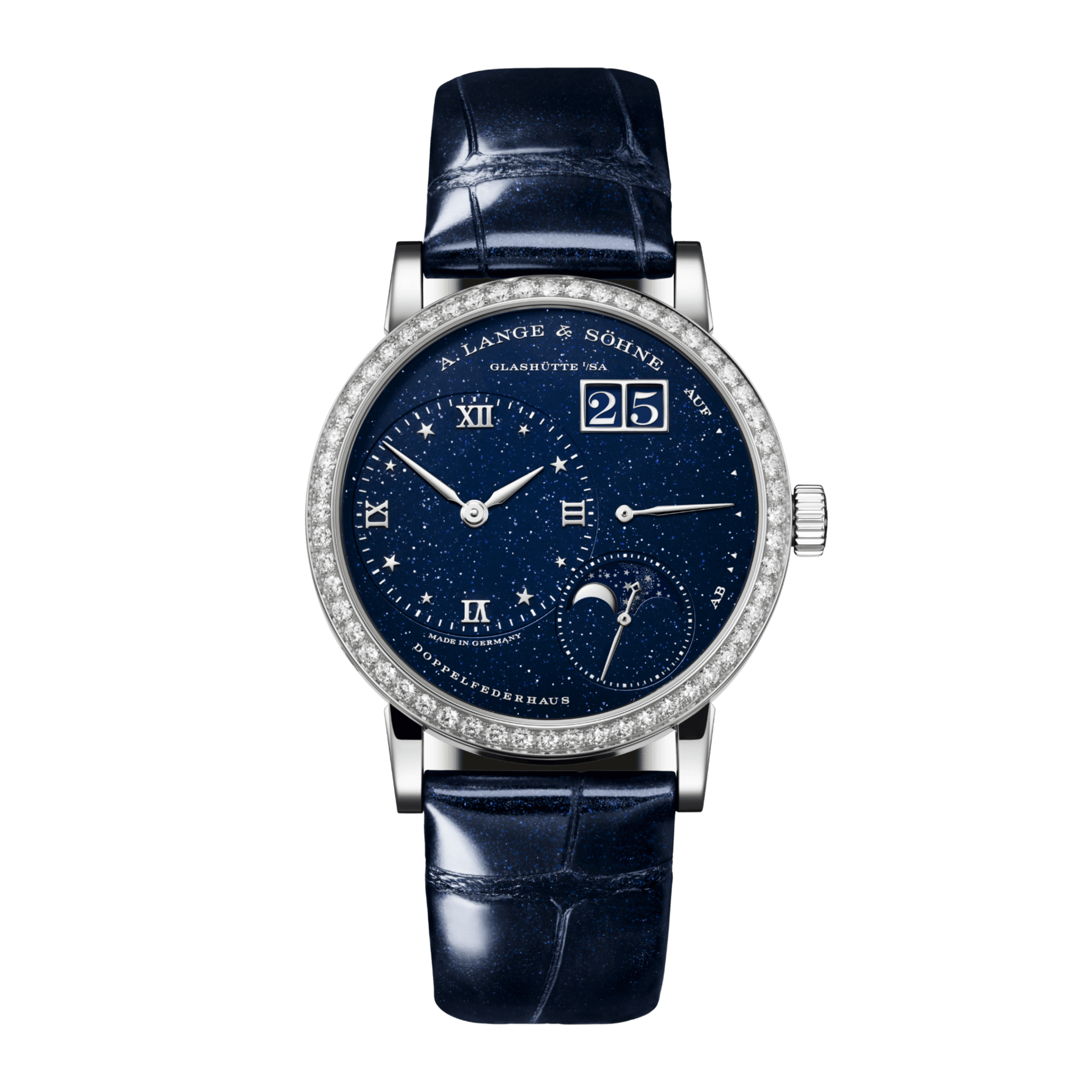 Little Lange 1 Moonphase White Gold Blue Dial 36mm Product Image