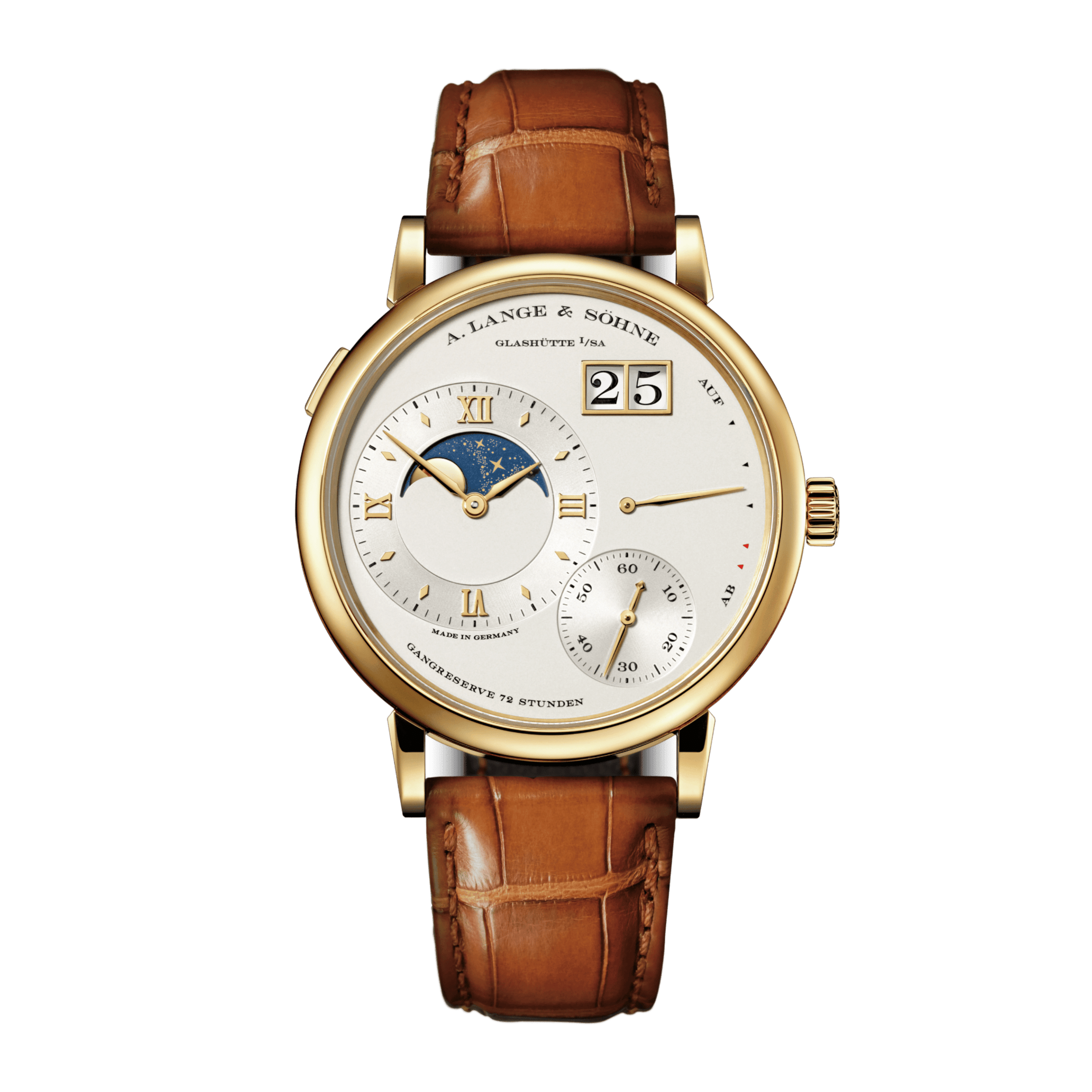 Grand Lange 1 Moonphase Yellow Gold Silver Dial 41mm Product Image