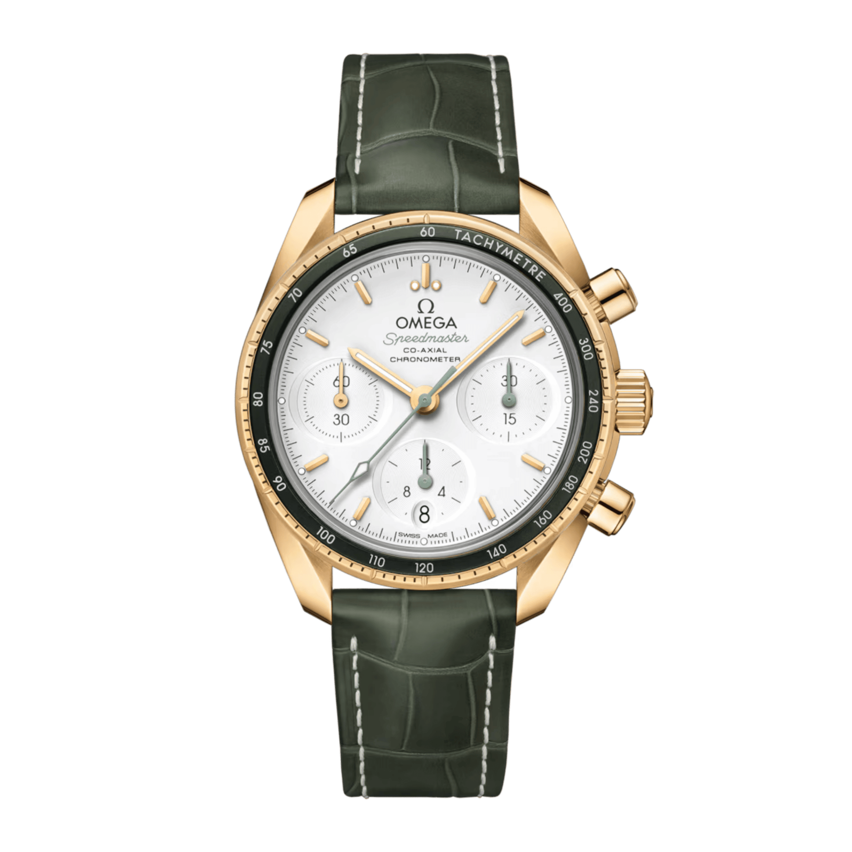 Speedmaster Yellow Gold Silver Dial 38mm Product Image