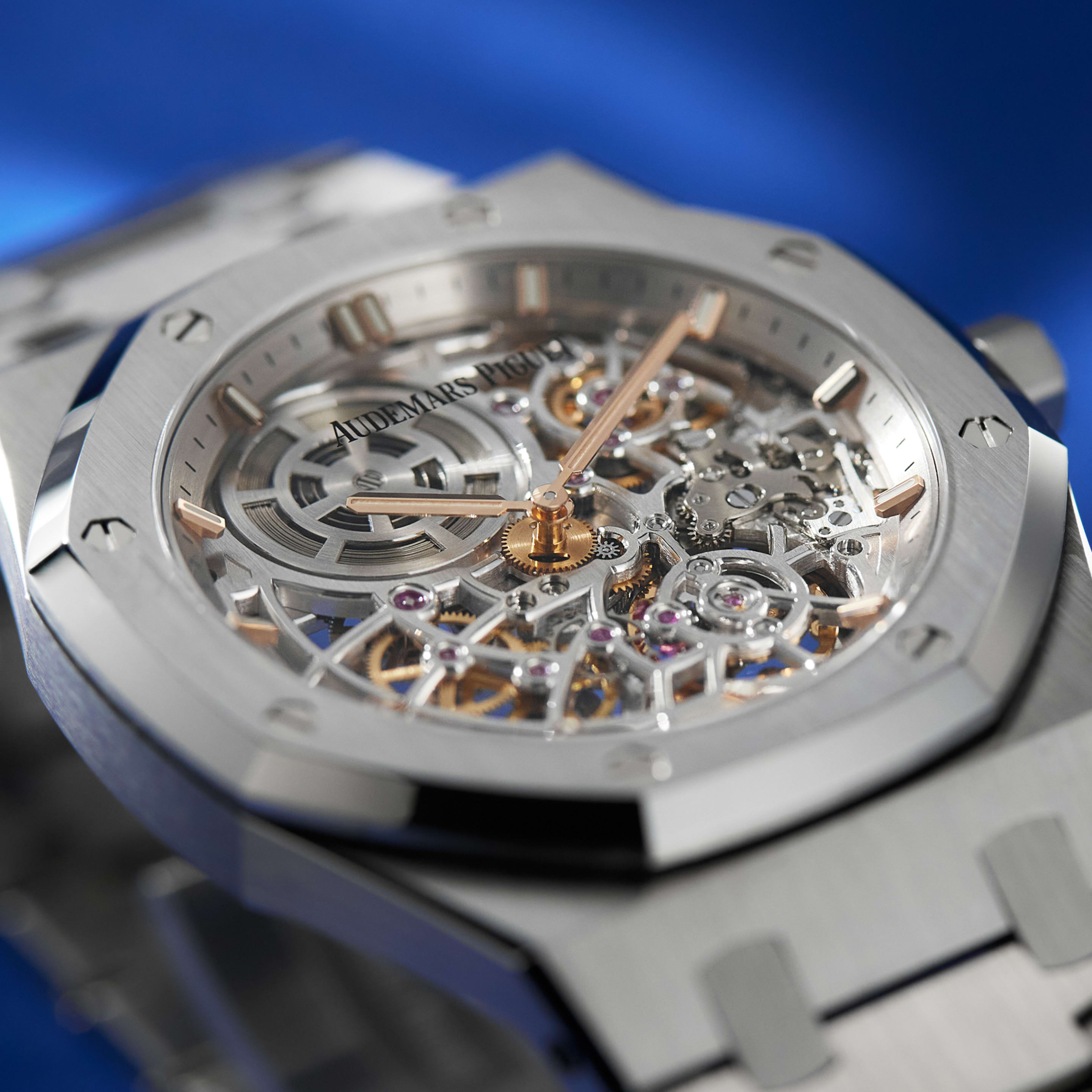 Royal Oak "Jumbo" Extra-Thin "50th Anniversary" Openworked Steel 39mm Product Image