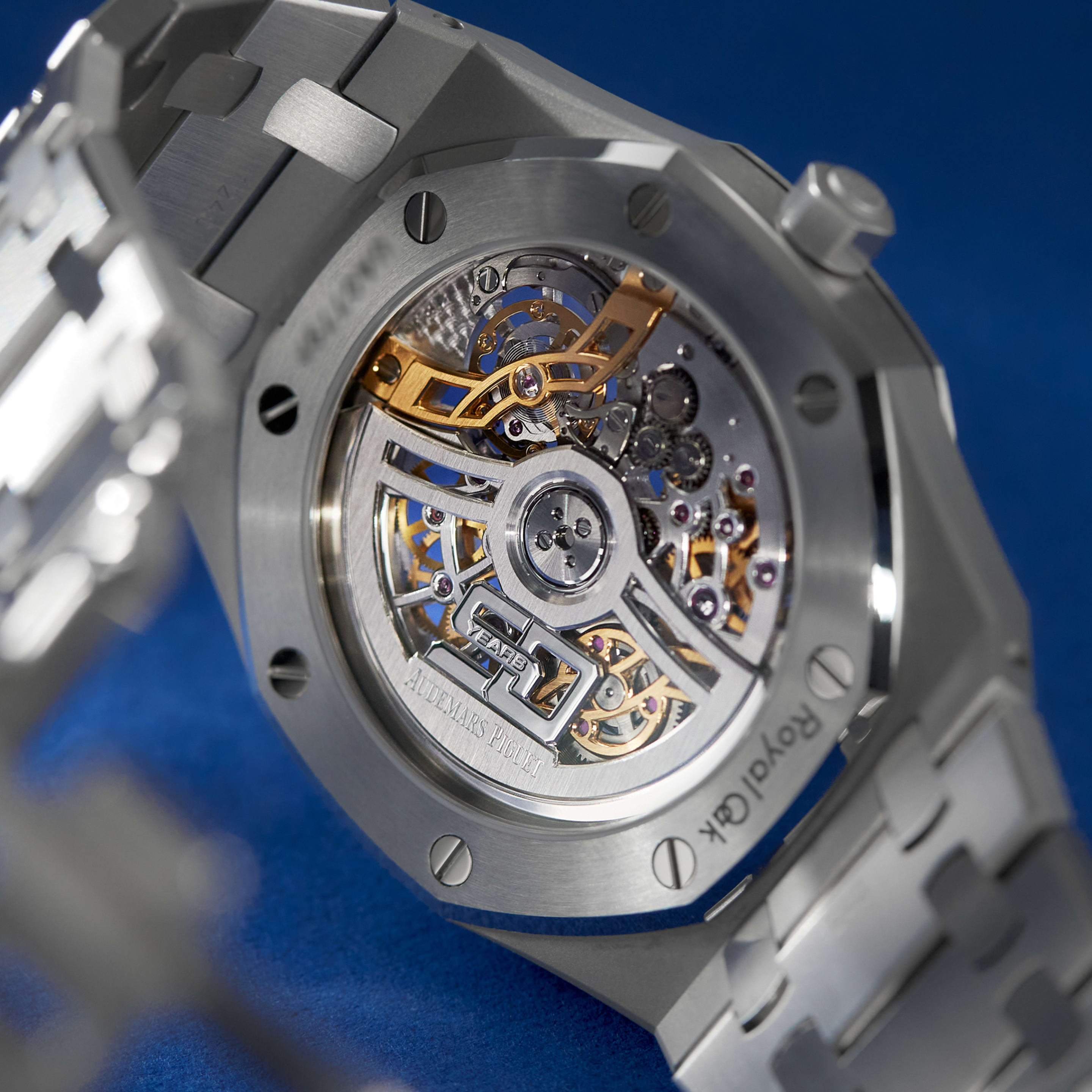 Royal Oak "Jumbo" Extra-Thin "50th Anniversary" Openworked Steel 39mm Product Image