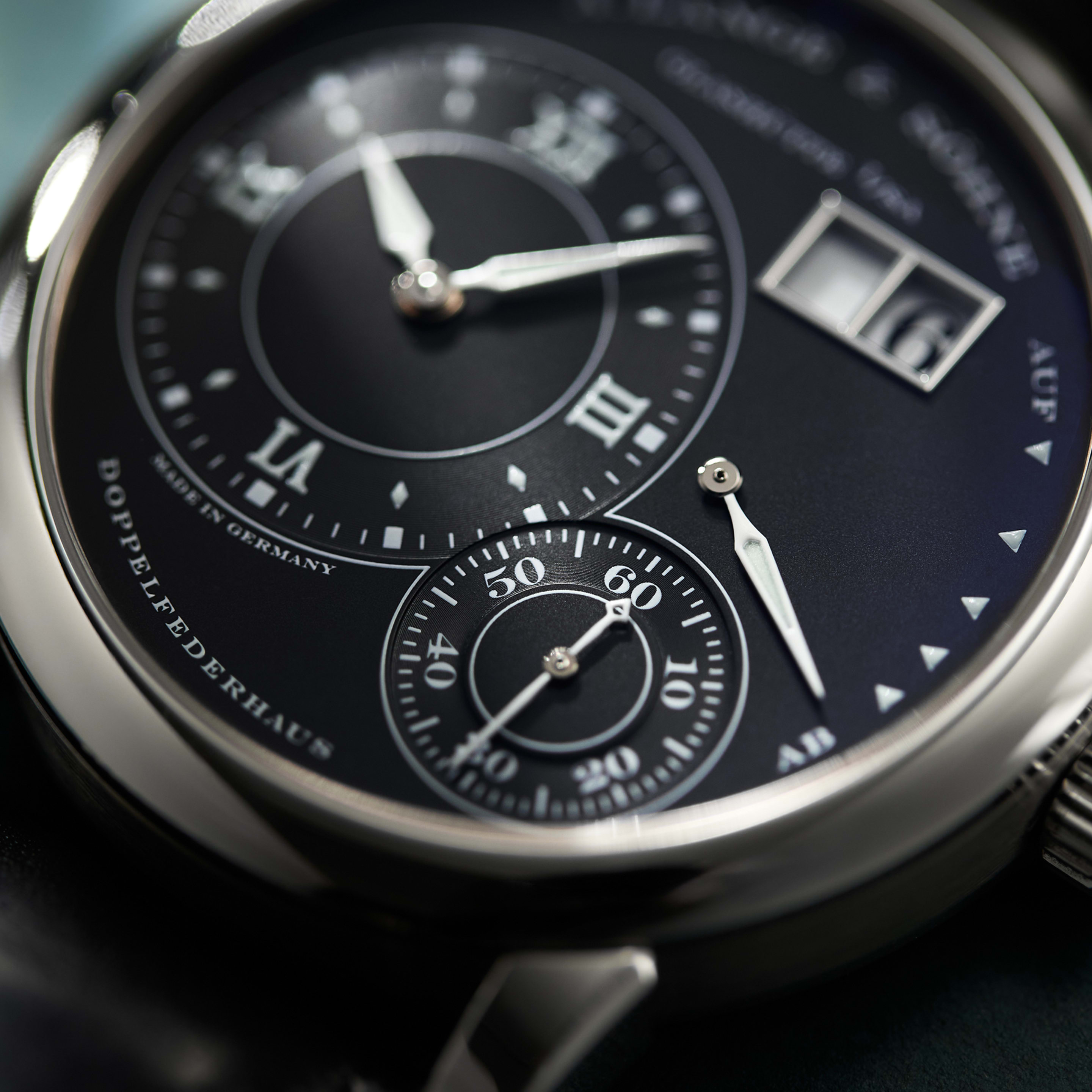 Lange 1 "Luminous" White Gold Black Dial 38mm Product Image