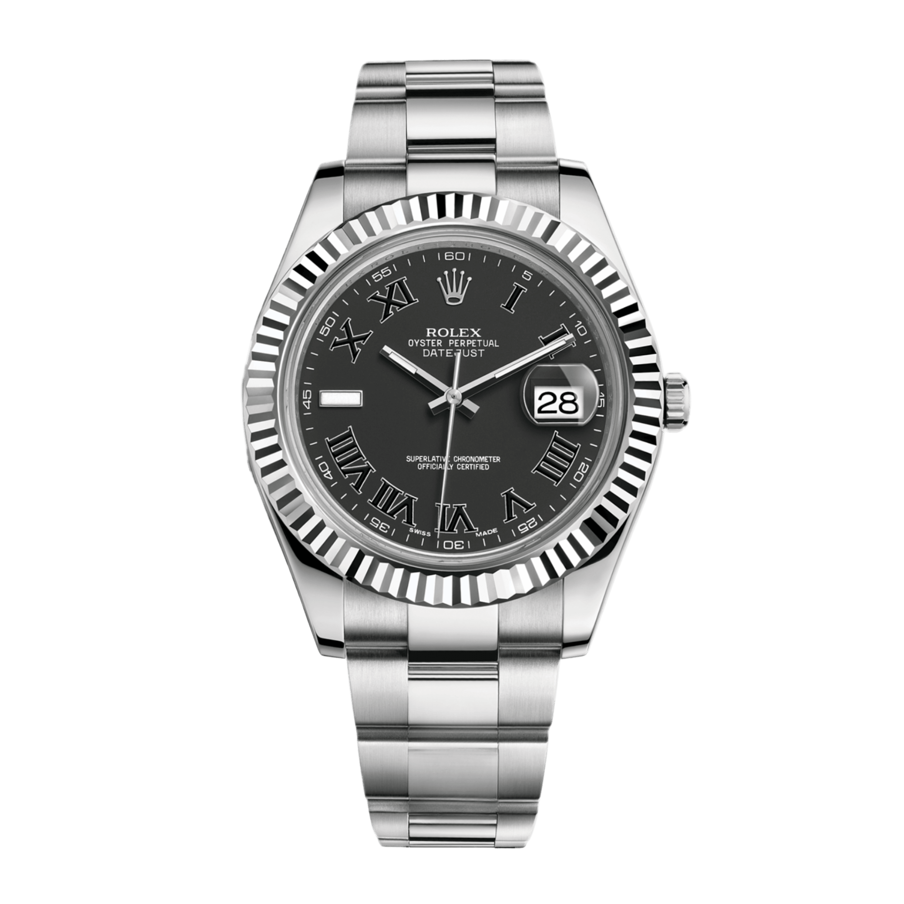 Datejust II Steel Black Dial 41mm Product Image