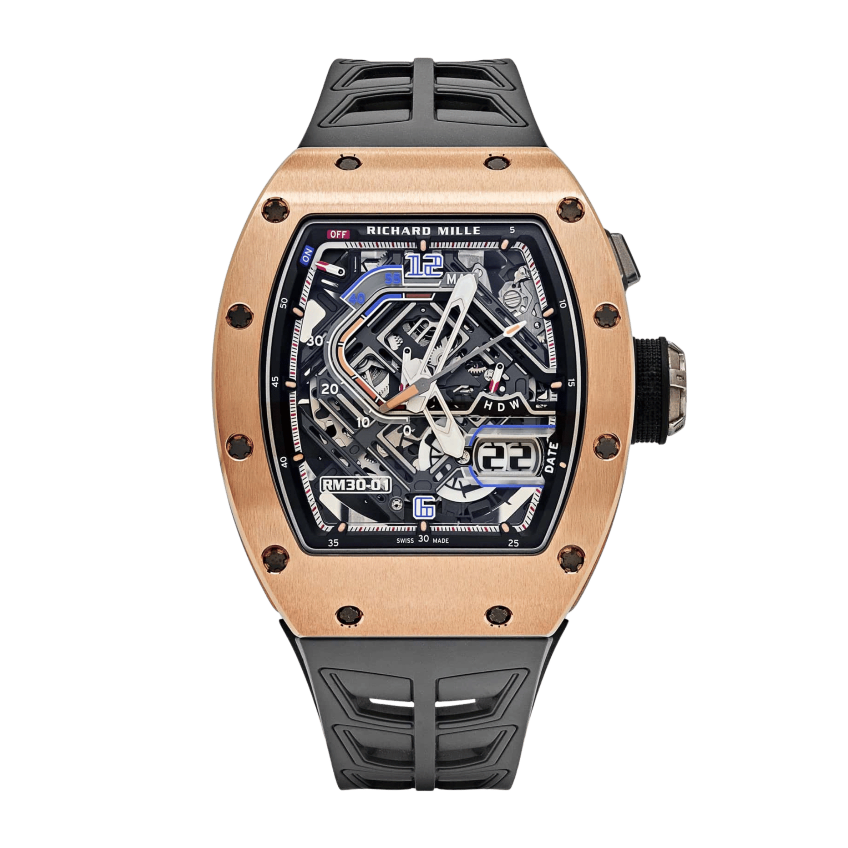 RM30-01 Declutchable Rotor Rose Gold Product Image