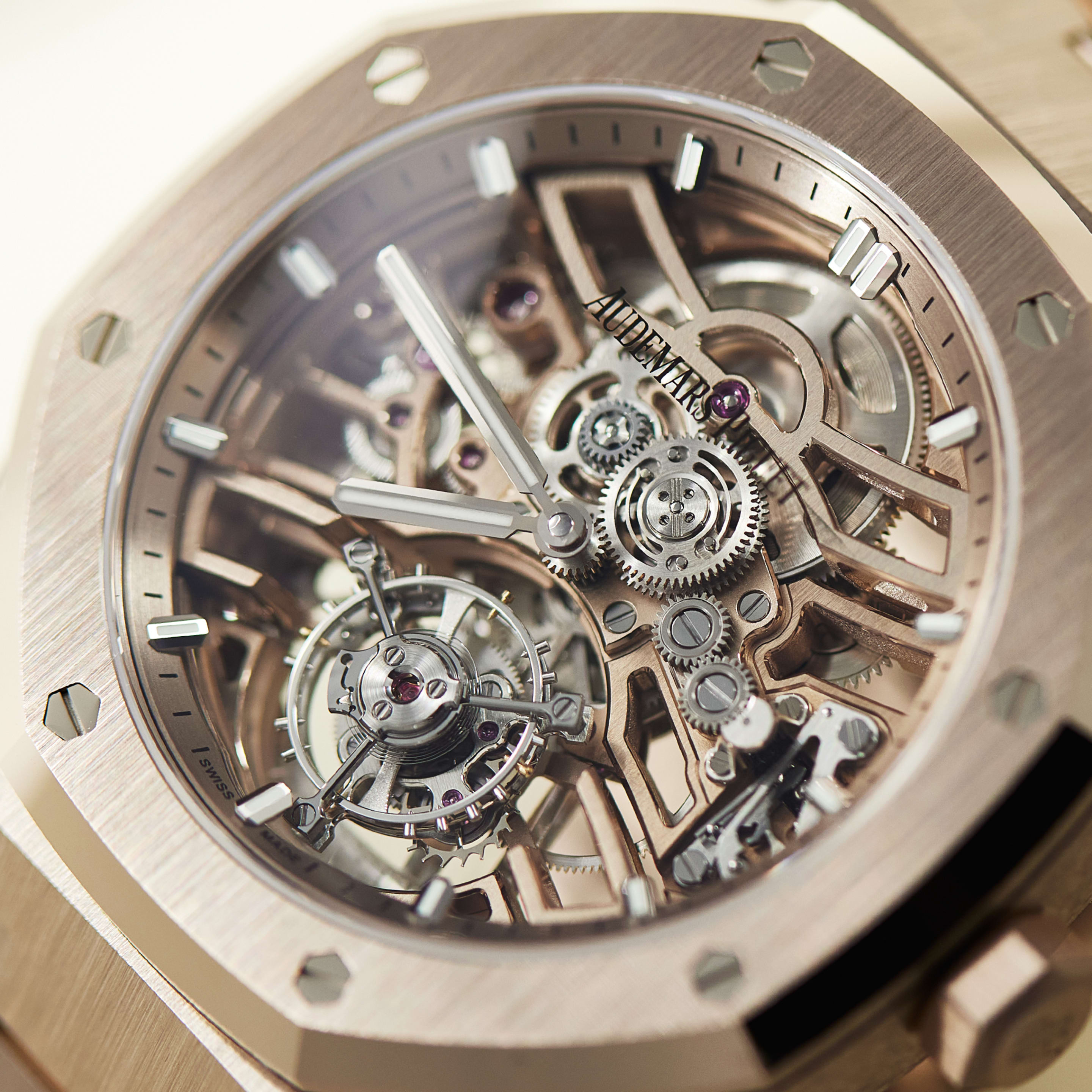 Audemars Piguet Royal Oak Flying Tourbillon Openworked Sand Gold