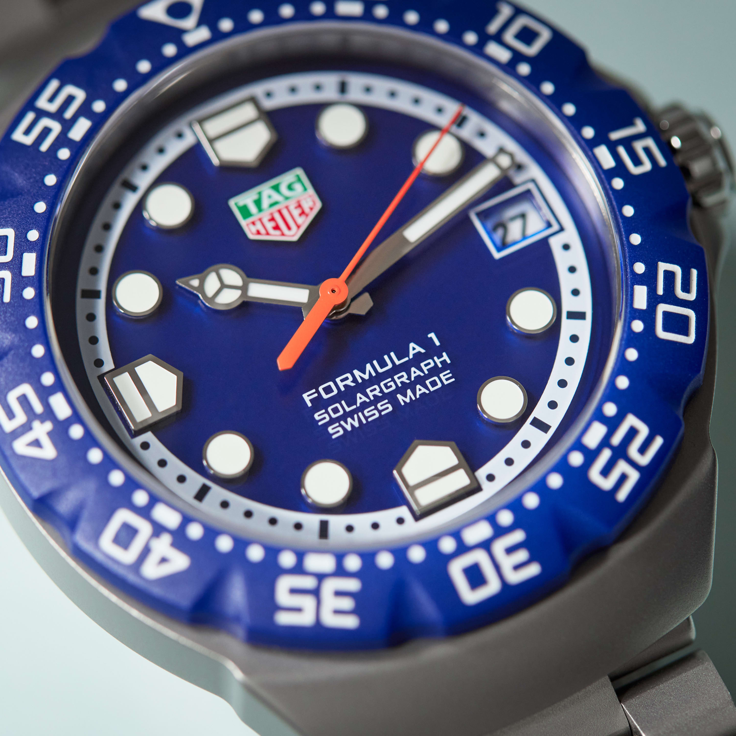 Formula 1 Solargraph Steel Blue Dial 38mm Product Image