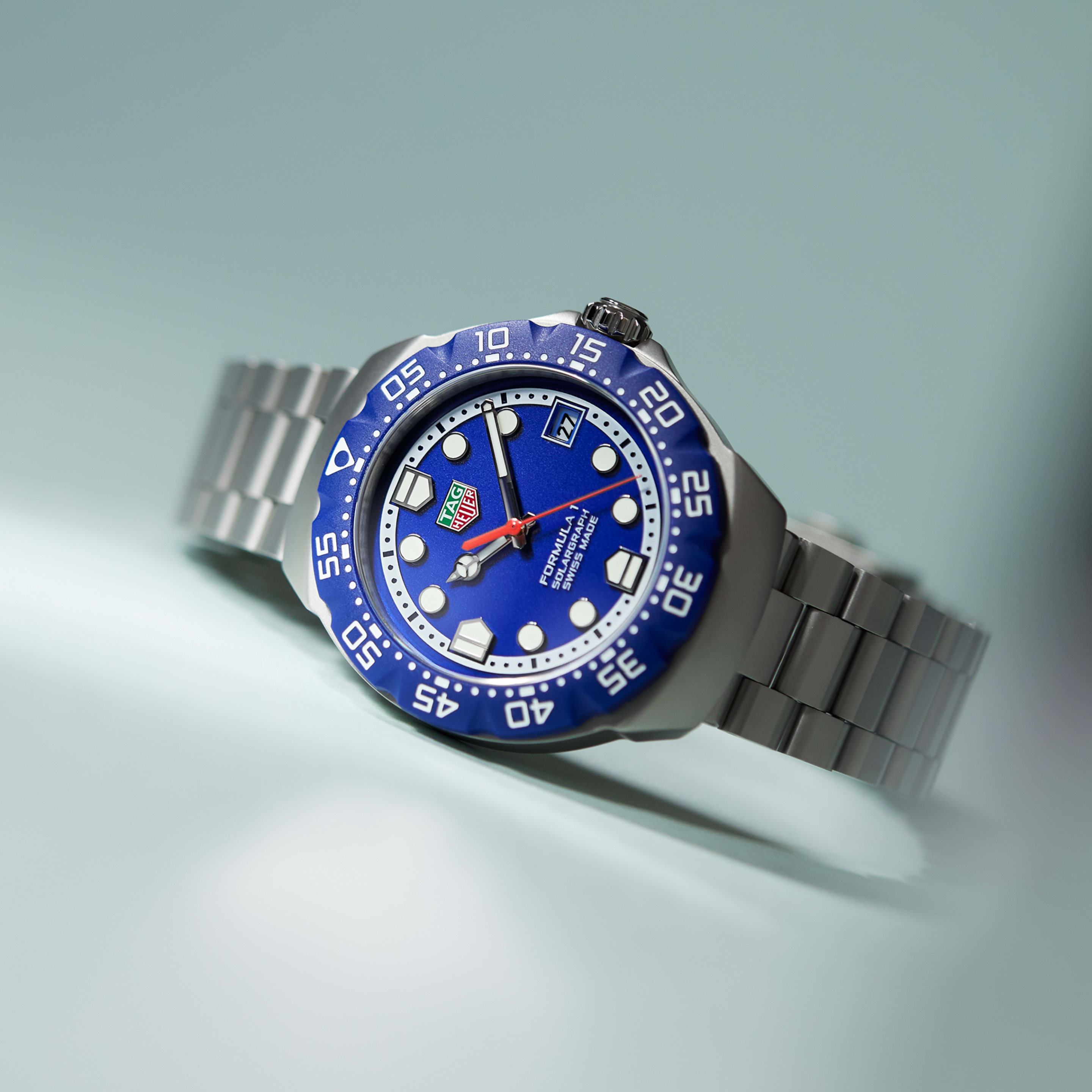 Formula 1 Solargraph Steel Blue Dial 38mm Product Image
