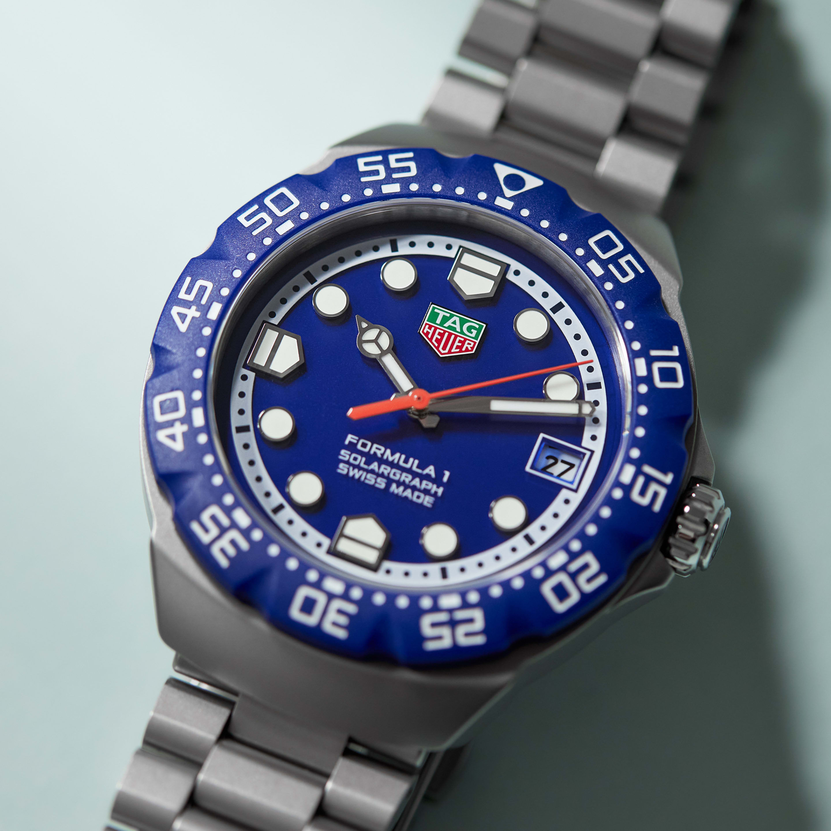 Formula 1 Solargraph Steel Blue Dial 38mm Product Image