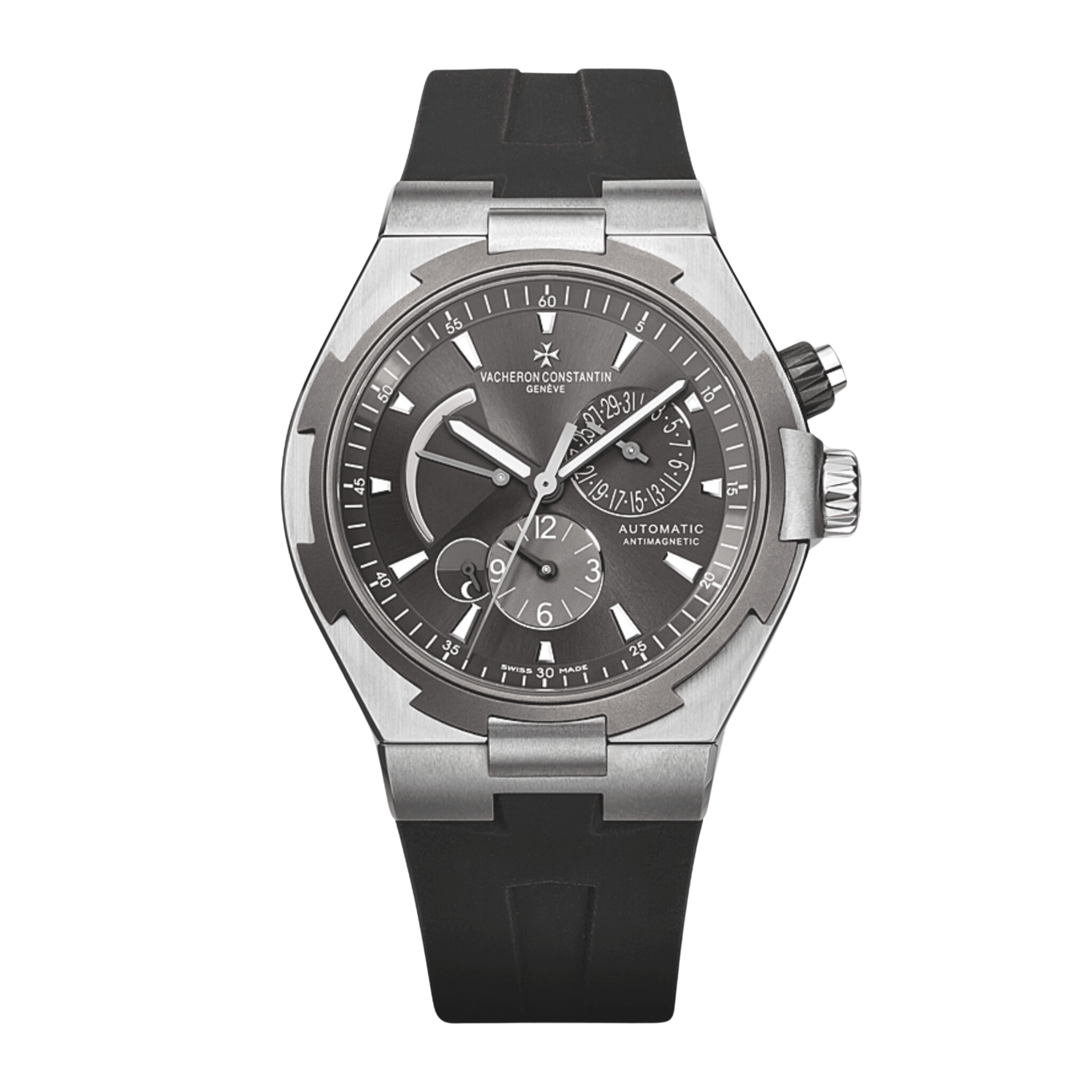 Overseas Dual Time Titanium & Steel Grey Dial 42mm Product Image