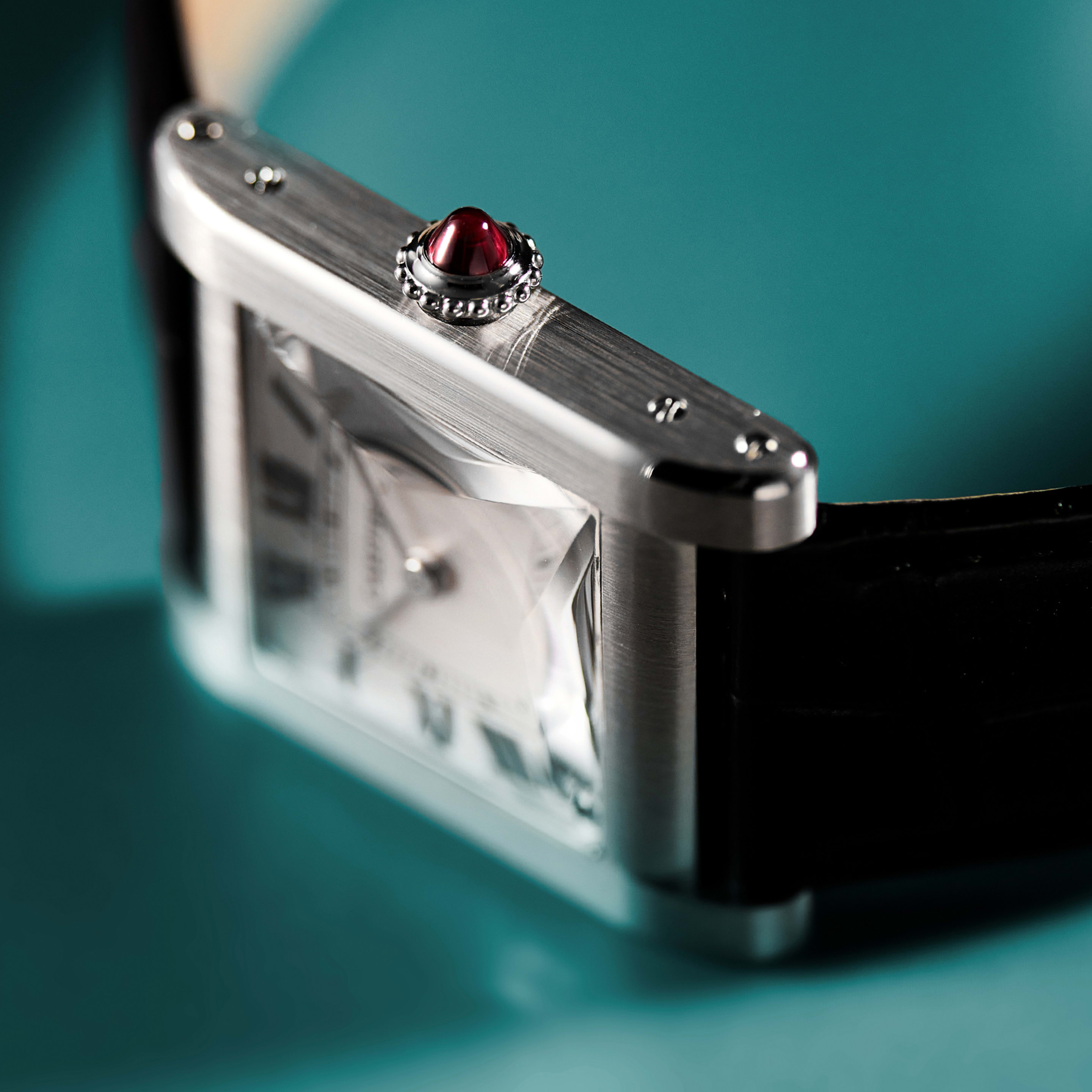 Tank Normale Platinum Silver Dial 25mm Product Image