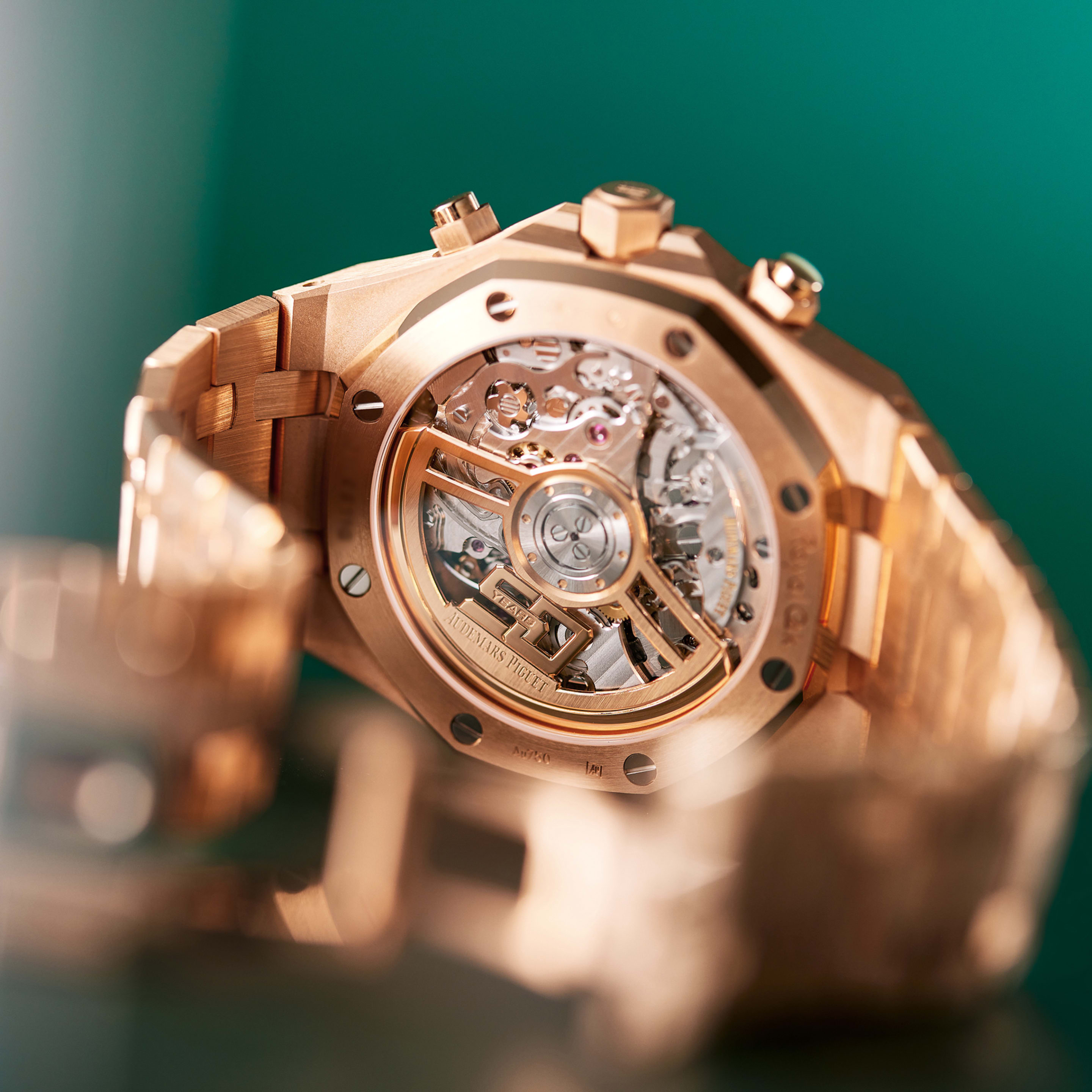 Royal Oak Chronograph "50 Anniversary" Rose Gold Green Dial 41mm Product Image