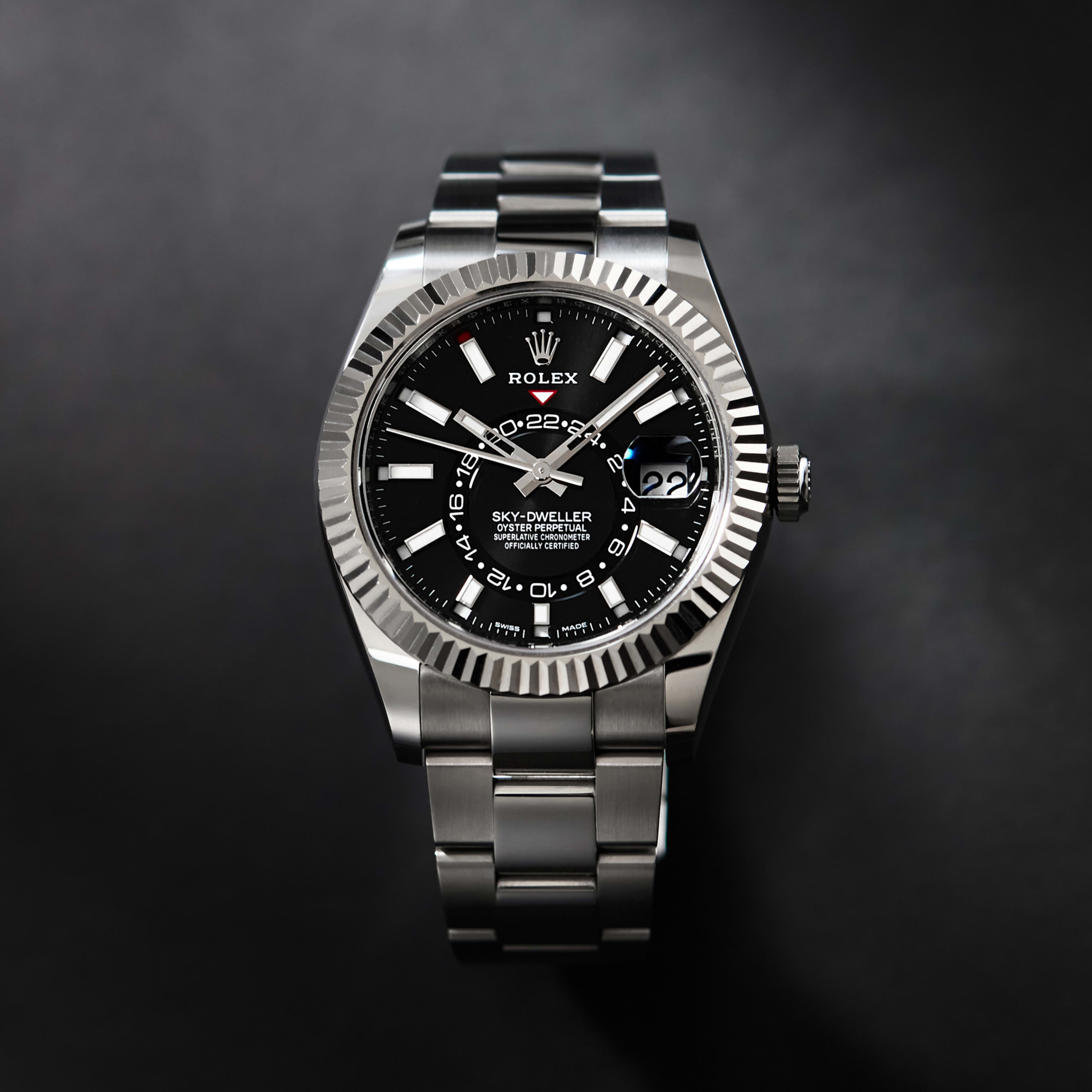 Rolex Sky-Dweller Steel Black Dial 42mm 326934-0005 - Make an