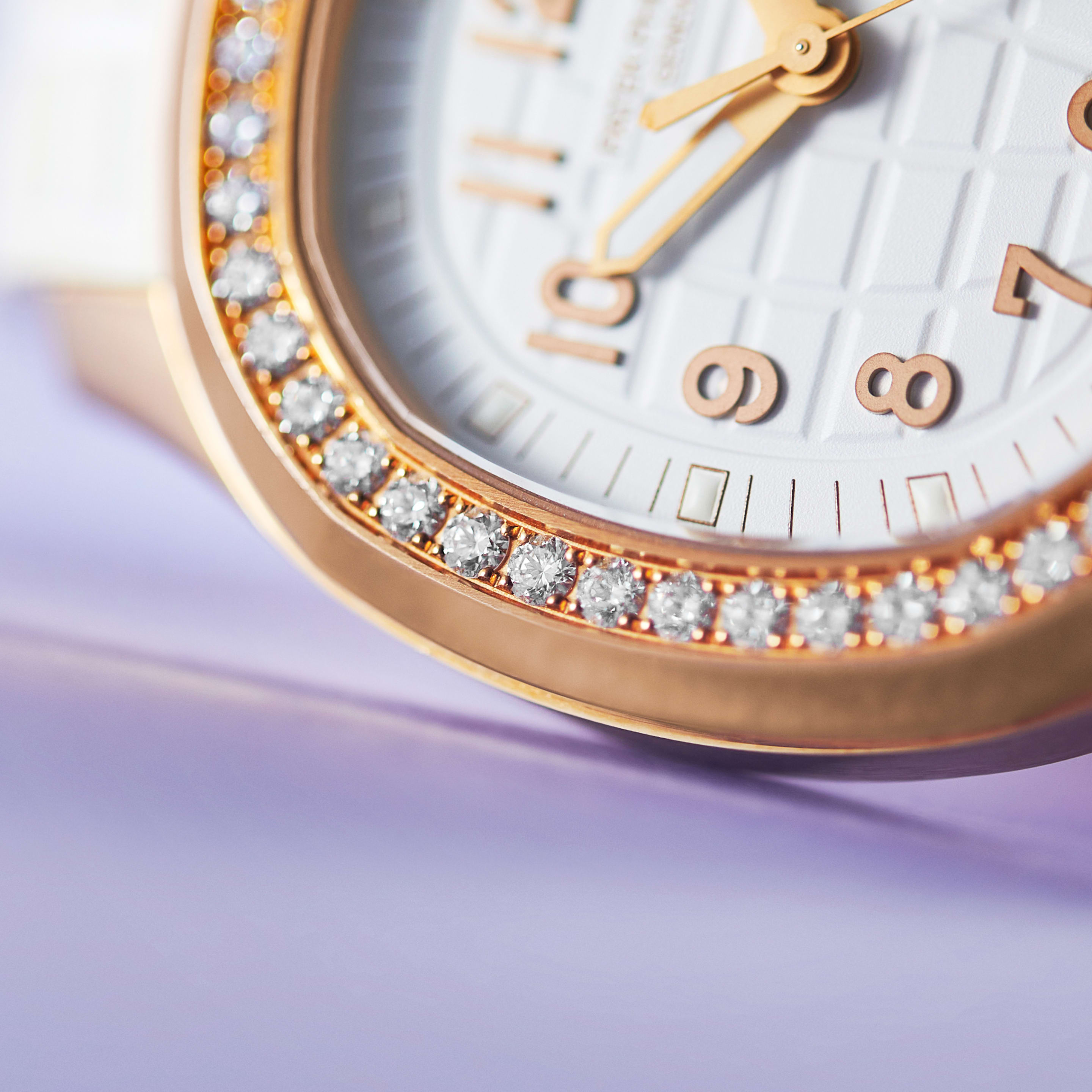 Aquanaut Luce Rose Gold Diamond White Dial 38mm Product Image