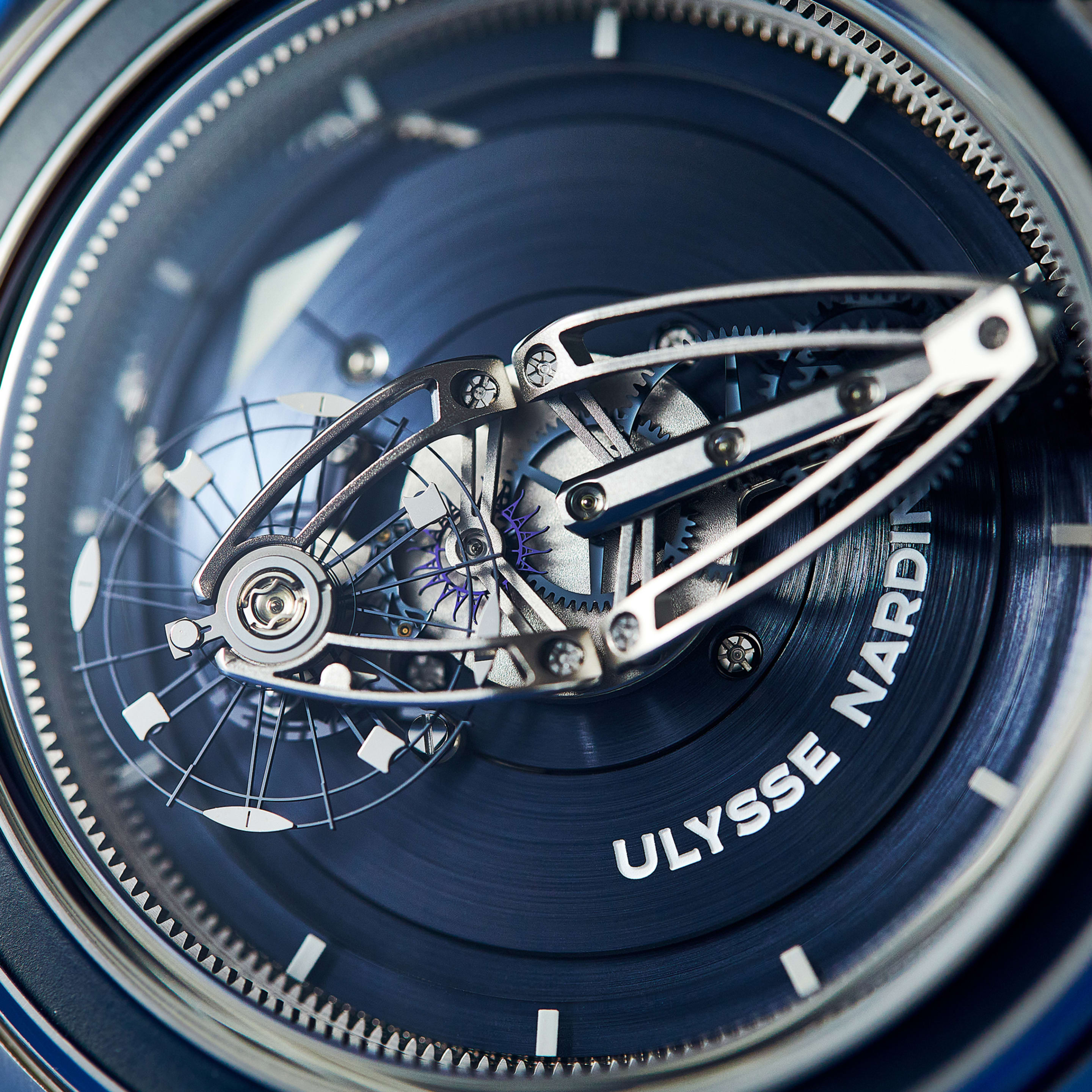 Ulysse Nardin Freak Vision Tourbillon Platinum Blue Dial 45mm 2505