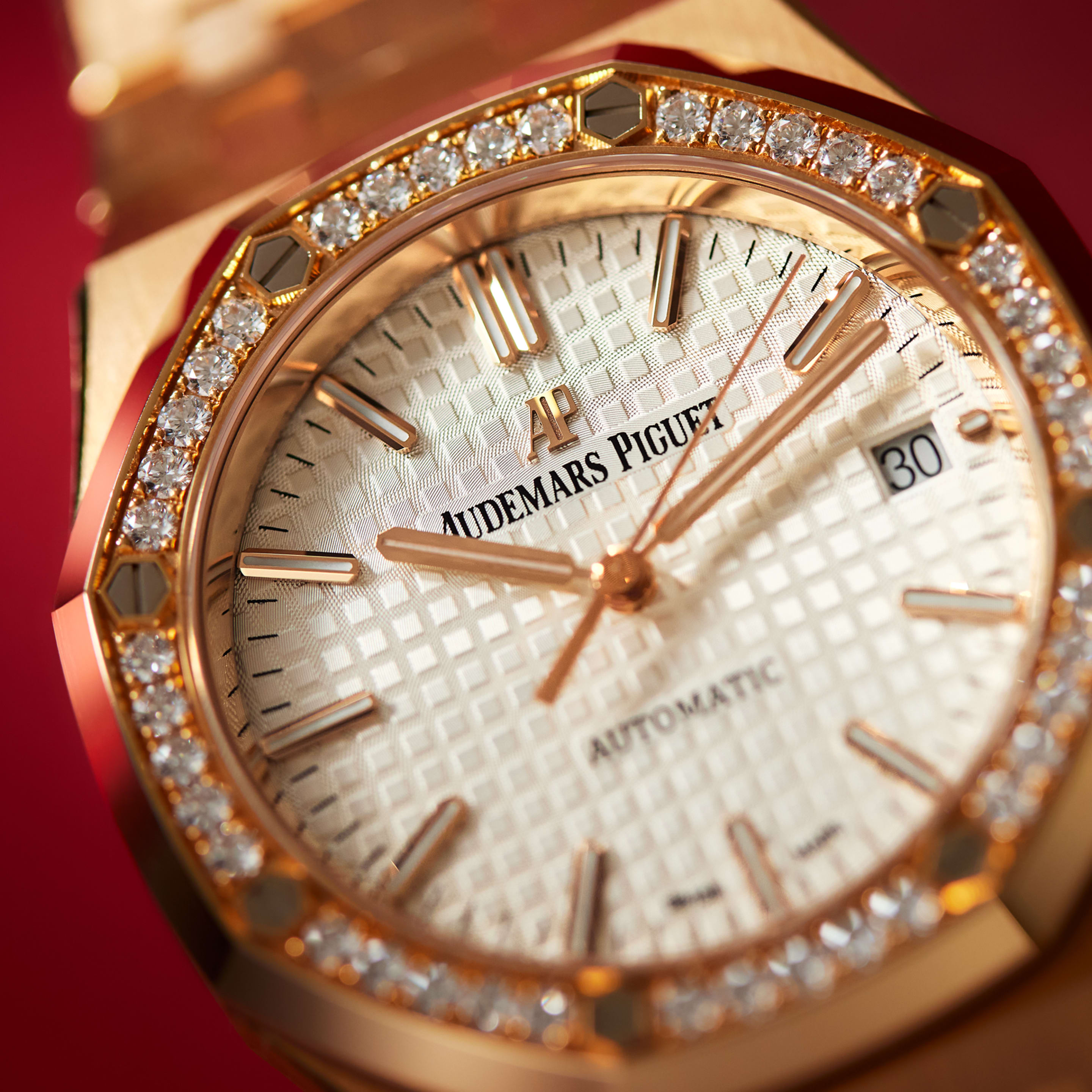 Royal Oak Selfwinding Rose Gold Diamond Silver Dial 37mm Product Image