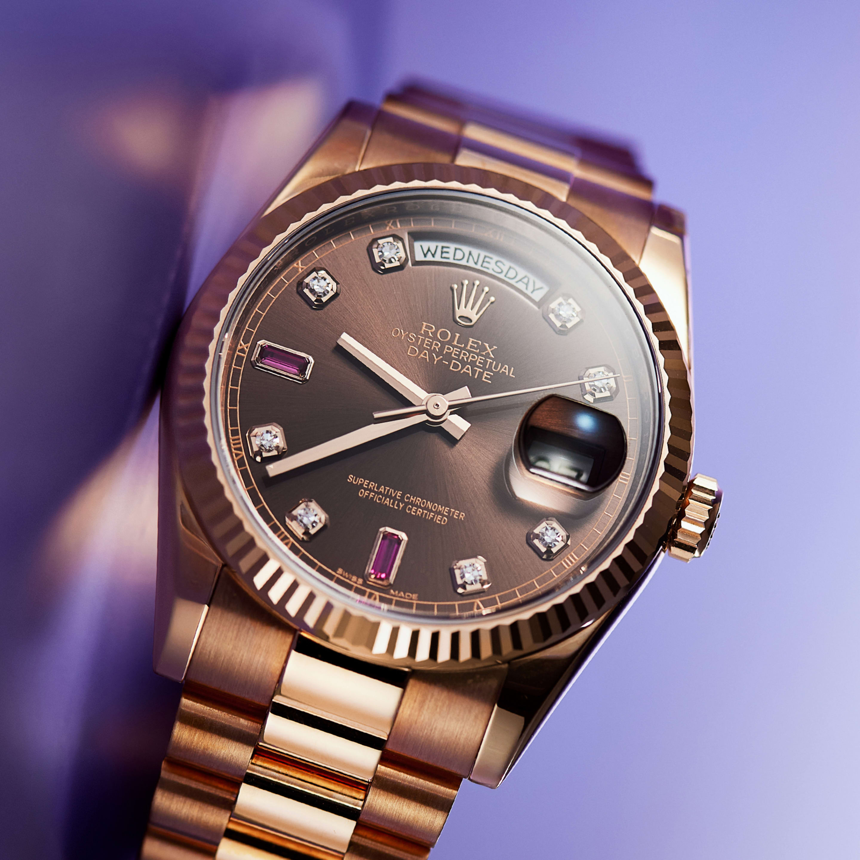 Day-Date 36 Rose Gold Brown Dial 36mm Product Image