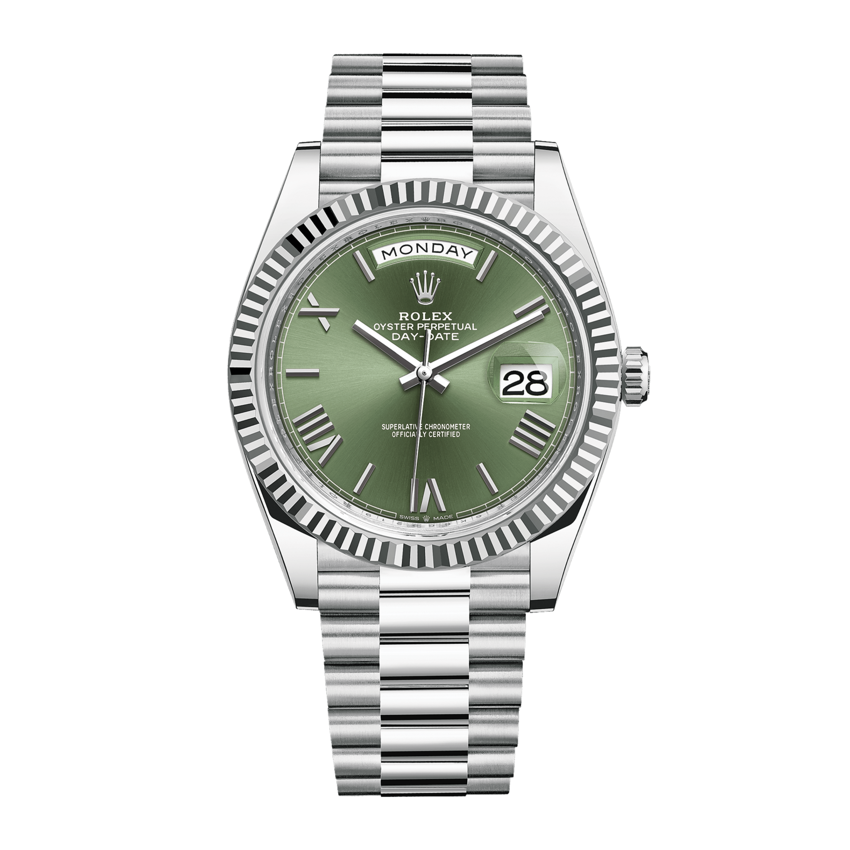 Day-Date Platinum Green Dial 40mm Product Image
